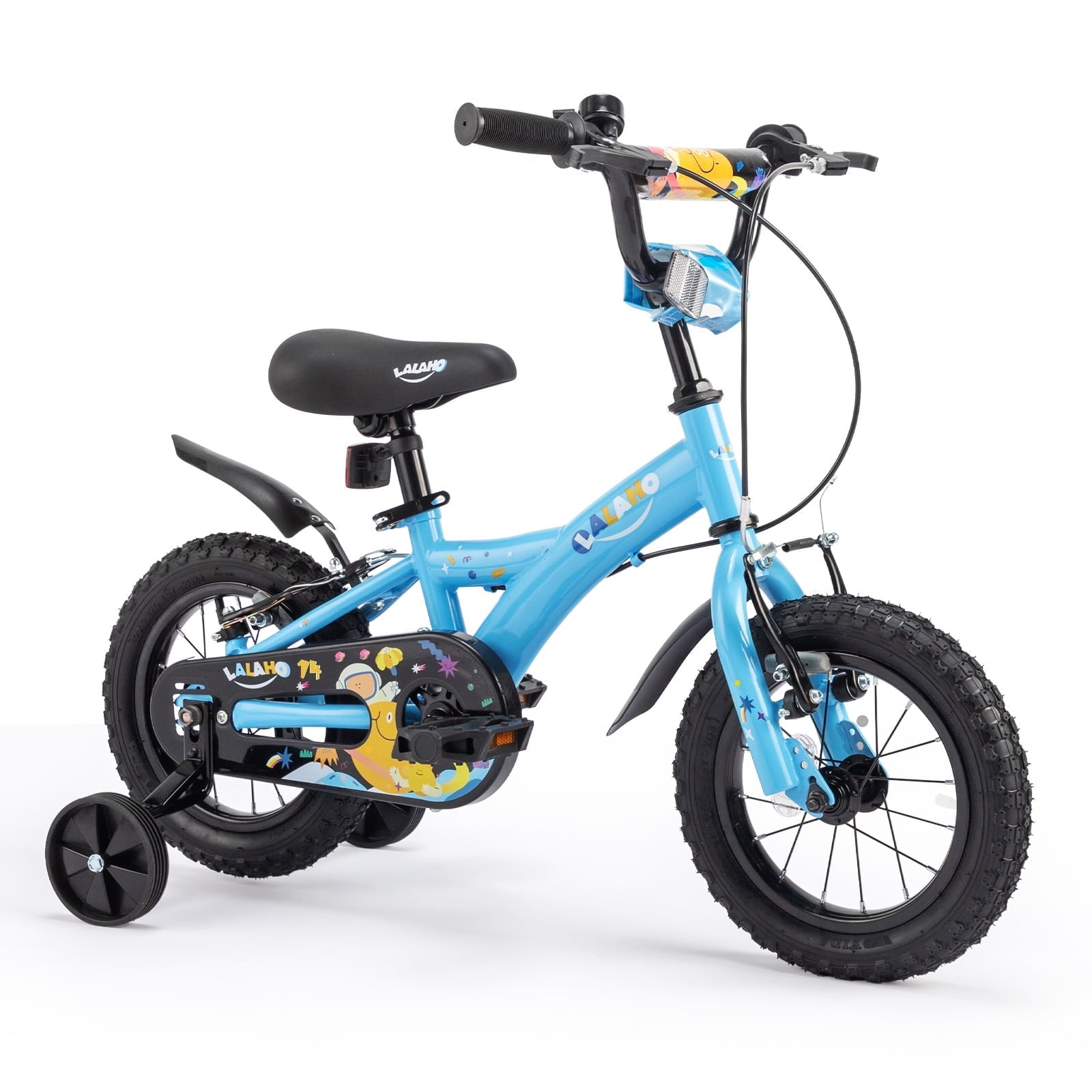 Ktaxon Bike, 18 Inch Bicycle with Training Wheels and Kickstand, Easy to Assemble, Learning to Ride, Blue
