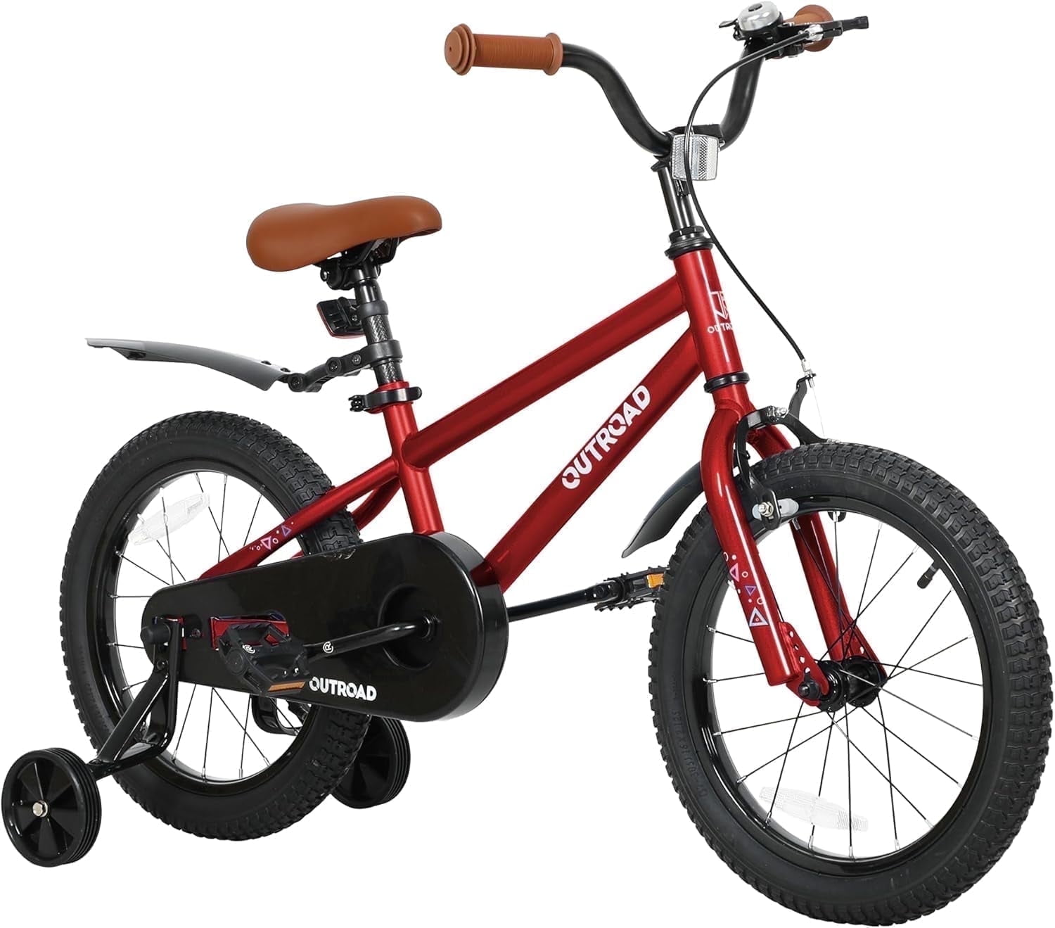 Marknig Kids Bike for Boys & Girls, 14 16 18 Inch Children's Bicycle for Ages 3-9 Years with Training Wheels and Adjustable Seat,Blue