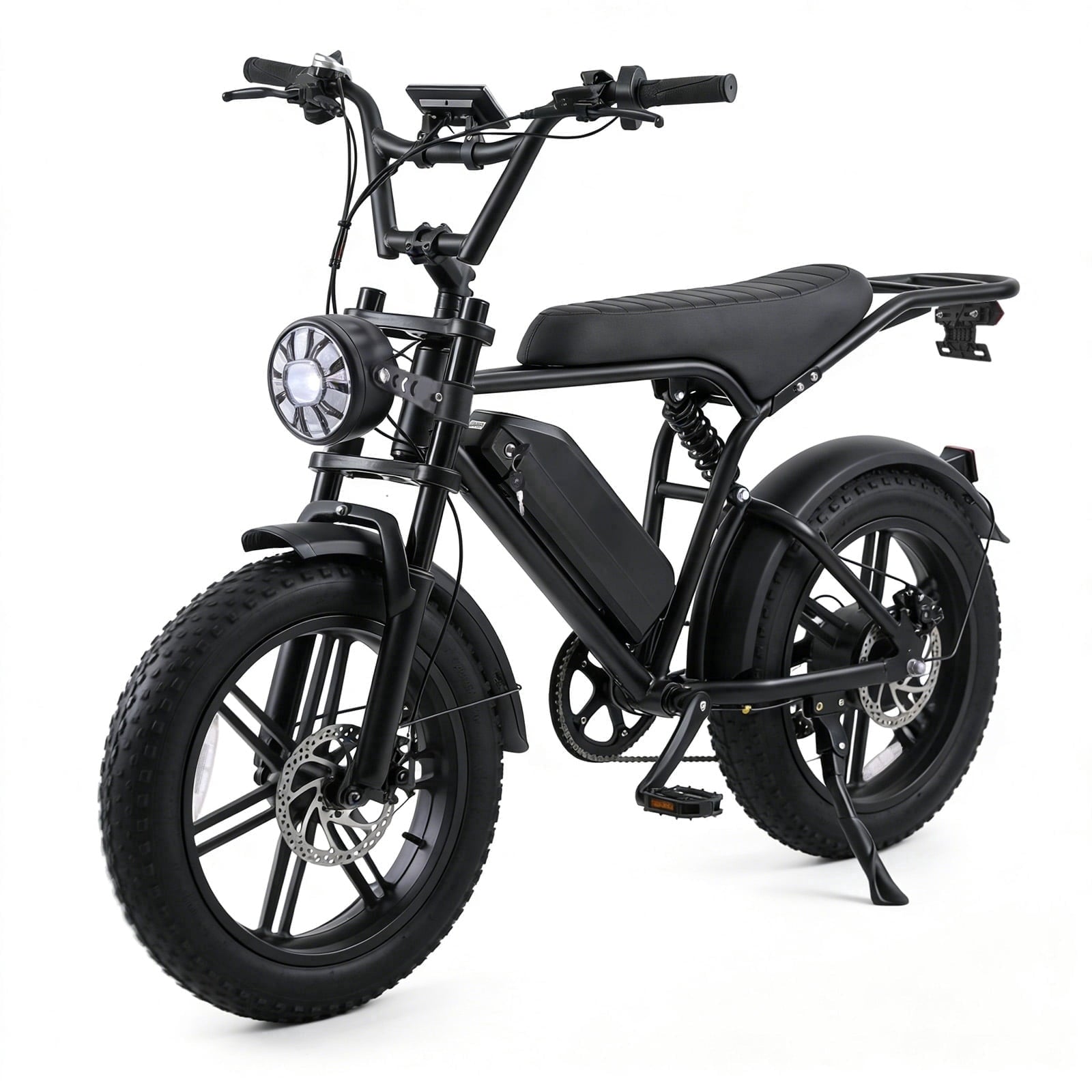 Electric Bike for Adults, 20 x 4” Fat Tire Electric Bicycle, 1500W Peak Motor 60 Miles, 48V 15Ah Removable Battery & 7 Speed Electric Mountain Bike , UL2849