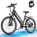 Pikabike Electric Bike for Adults, 26 750W Continuous E-Mountain Bike, 48V 12Ah Battery, UL 2849 Certified, 25MPH, 65 Miles Range, off-Road