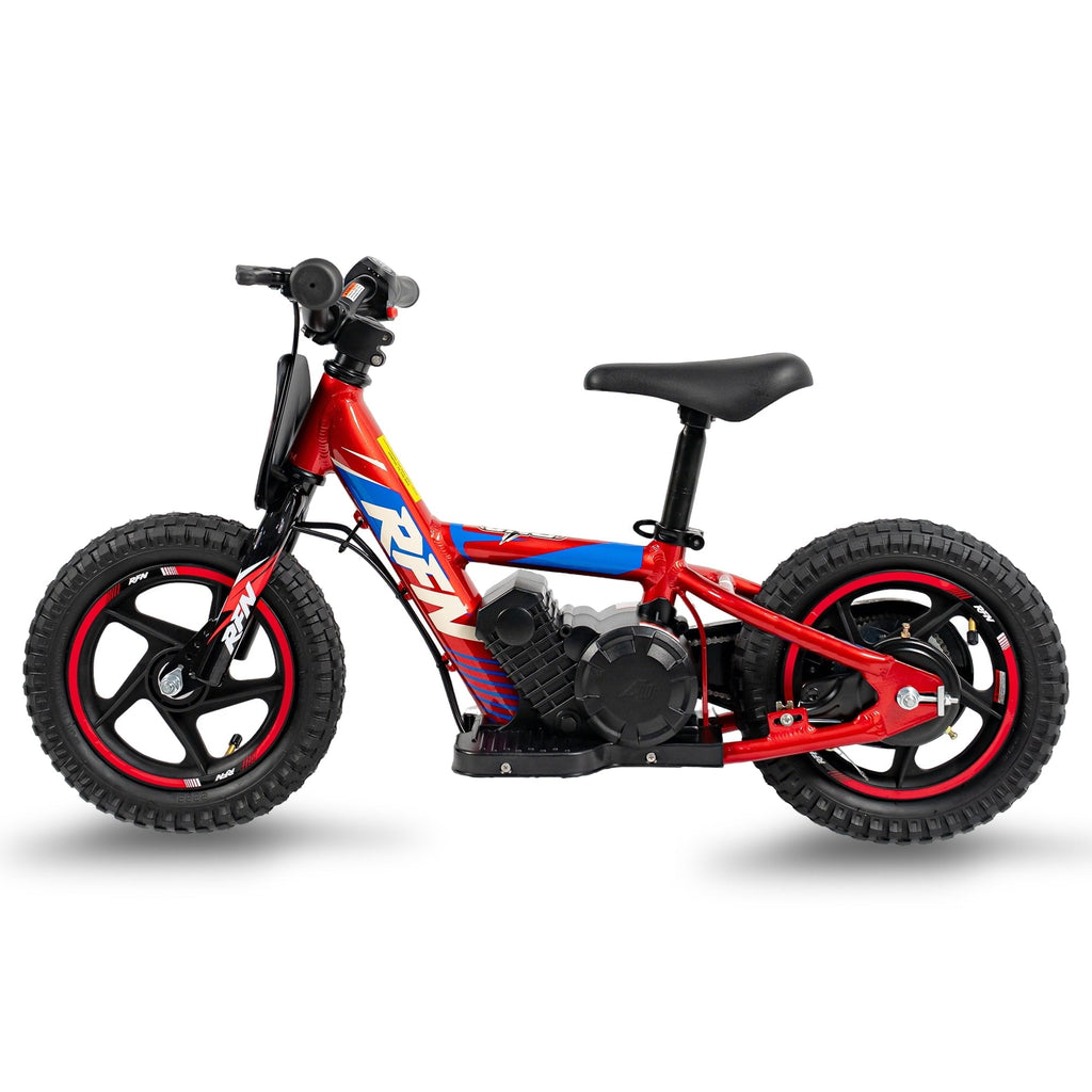 RFN Kids 24V Electric Balance Bike – 170W Motor, 2-Speed Mode, 12 Off Road Electric Dirt Bike, Safe Starter Ebike for Ages 3+