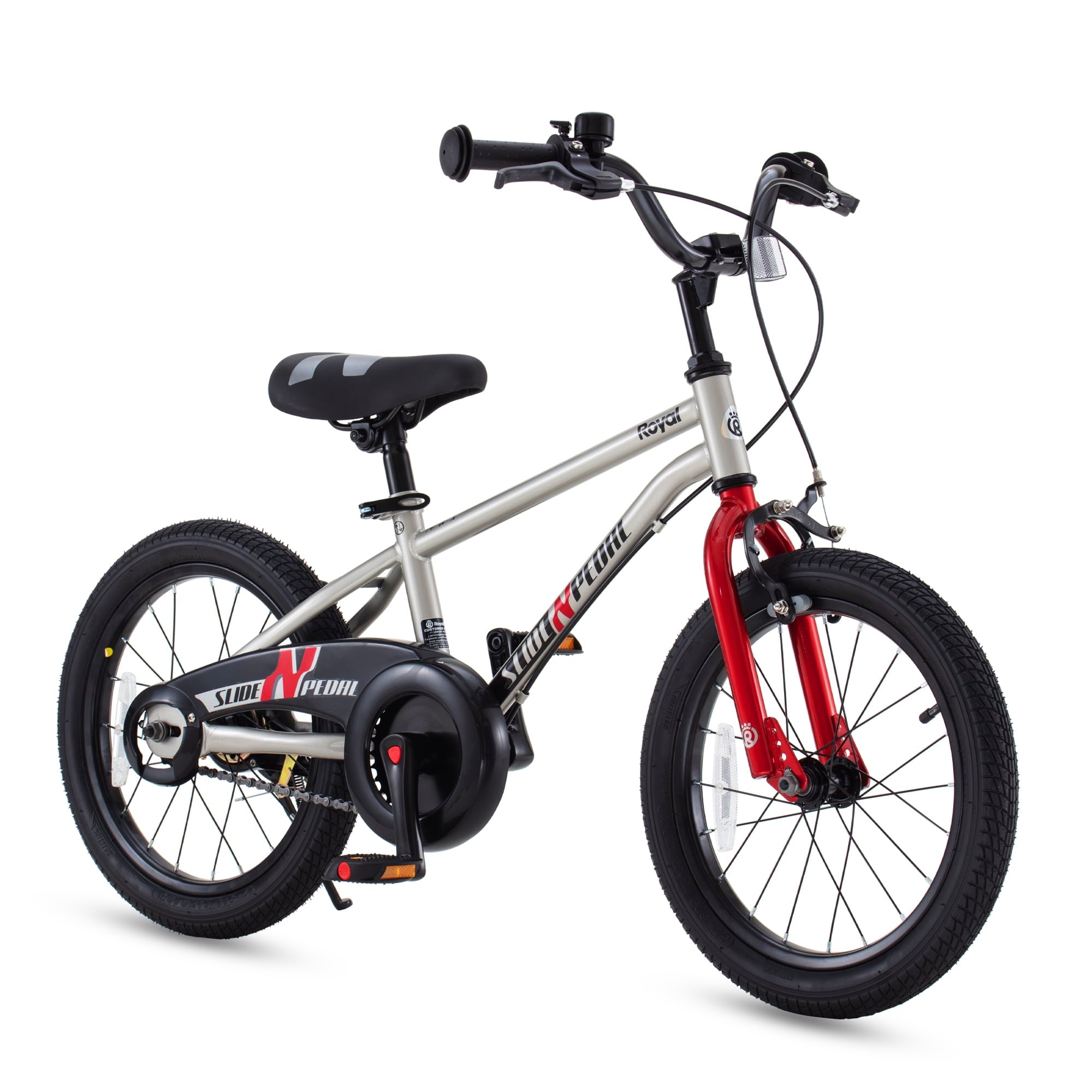 Christmas Gift Slide and Pedal 18in Kids Bike EZ Balance Pedal Switchable Bicycle, 18 Inch, Blue