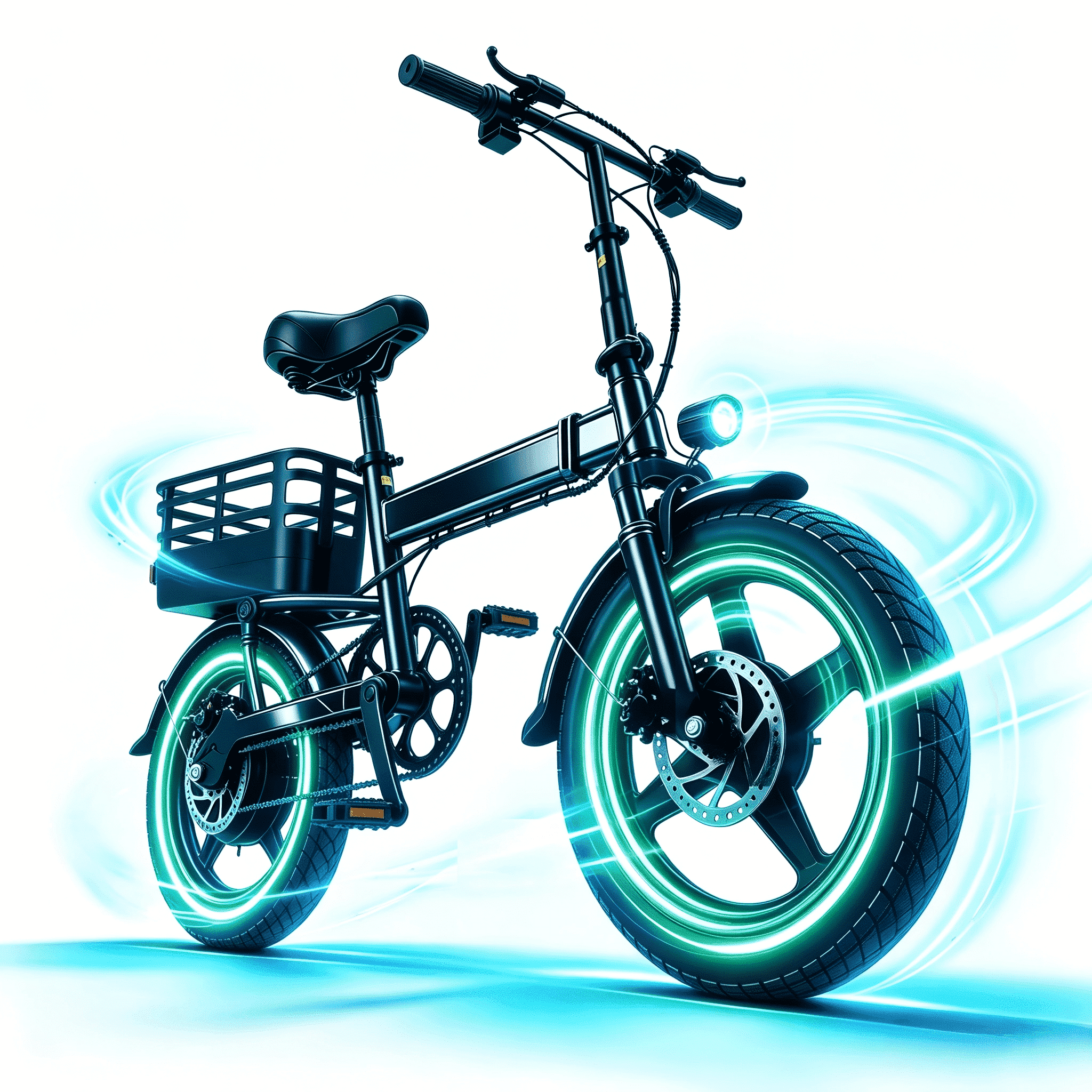 SHCNTEKU 14IN Folding Ebike for Adults Teens,500W Motor up to 20 mph Range 30 mile with 36V 12Ah Removable Battery Electric bicycle,UL 2849