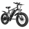 SUNTIBYE K10 Electric Bike 1000W, 48V 15Ah, 20 Fat Tire Ebike, 28MPH, E-Mountain Bike UL2849,Black