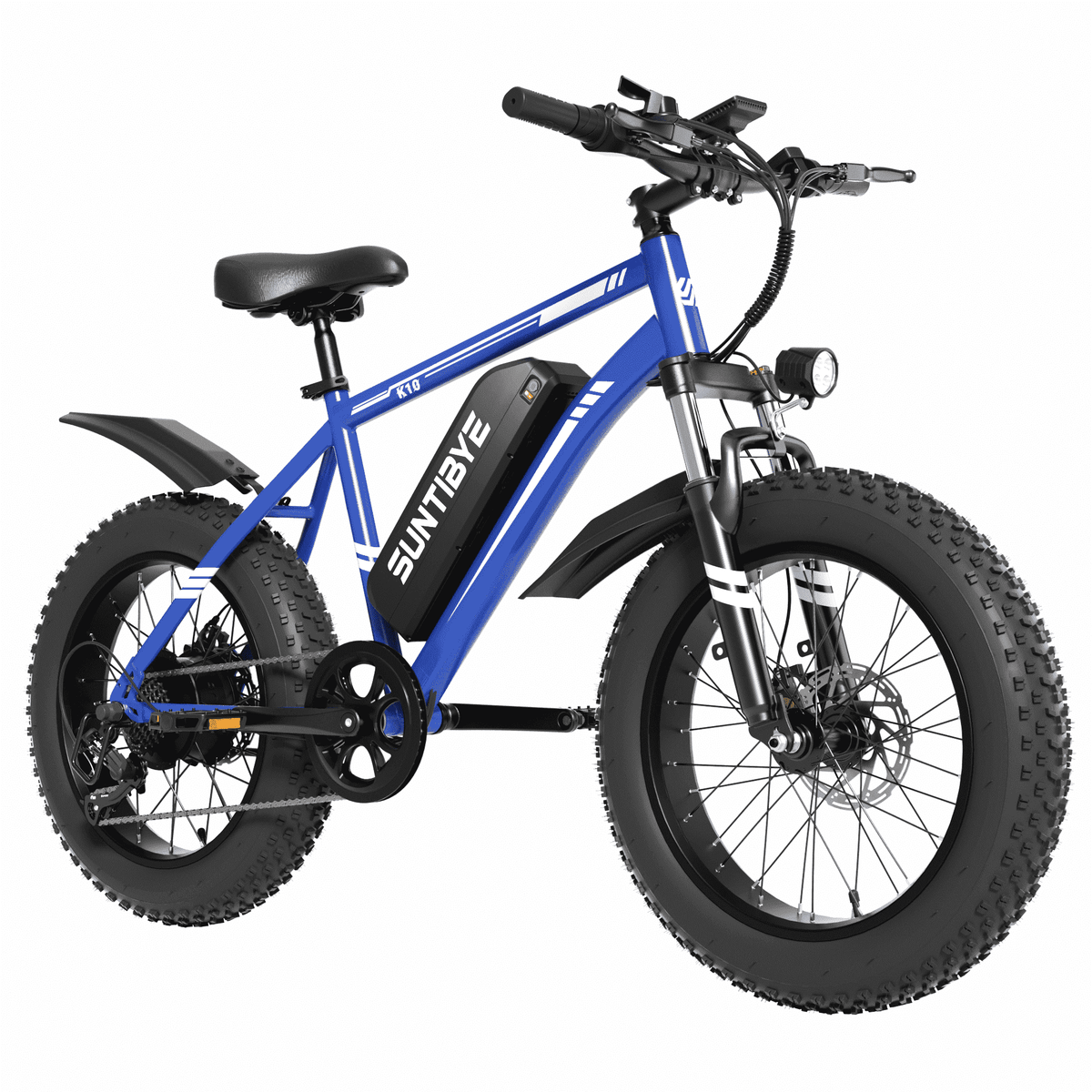 SUNTIBYE K10 Electric Bike 1000W, 48V 15Ah, 20 Fat Tire Ebike, 28MPH, E-Mountain Bike UL2849,Black