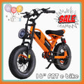 Spacewalk Small Electric Bike,16 Fat Tire Ebike,Compact Design,More Suitable for Riders Under 5'2, and Teenagers with 750W Motor, 21.7MPH with Removable 48V/15AH Battery,50-Miles Motorcycle