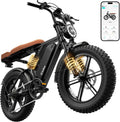 TST Electric Bike for Adults, 48V/15AH Battery, 20x4 Fat Tire, 750W Motor Off-Road E Biker, UL2849
