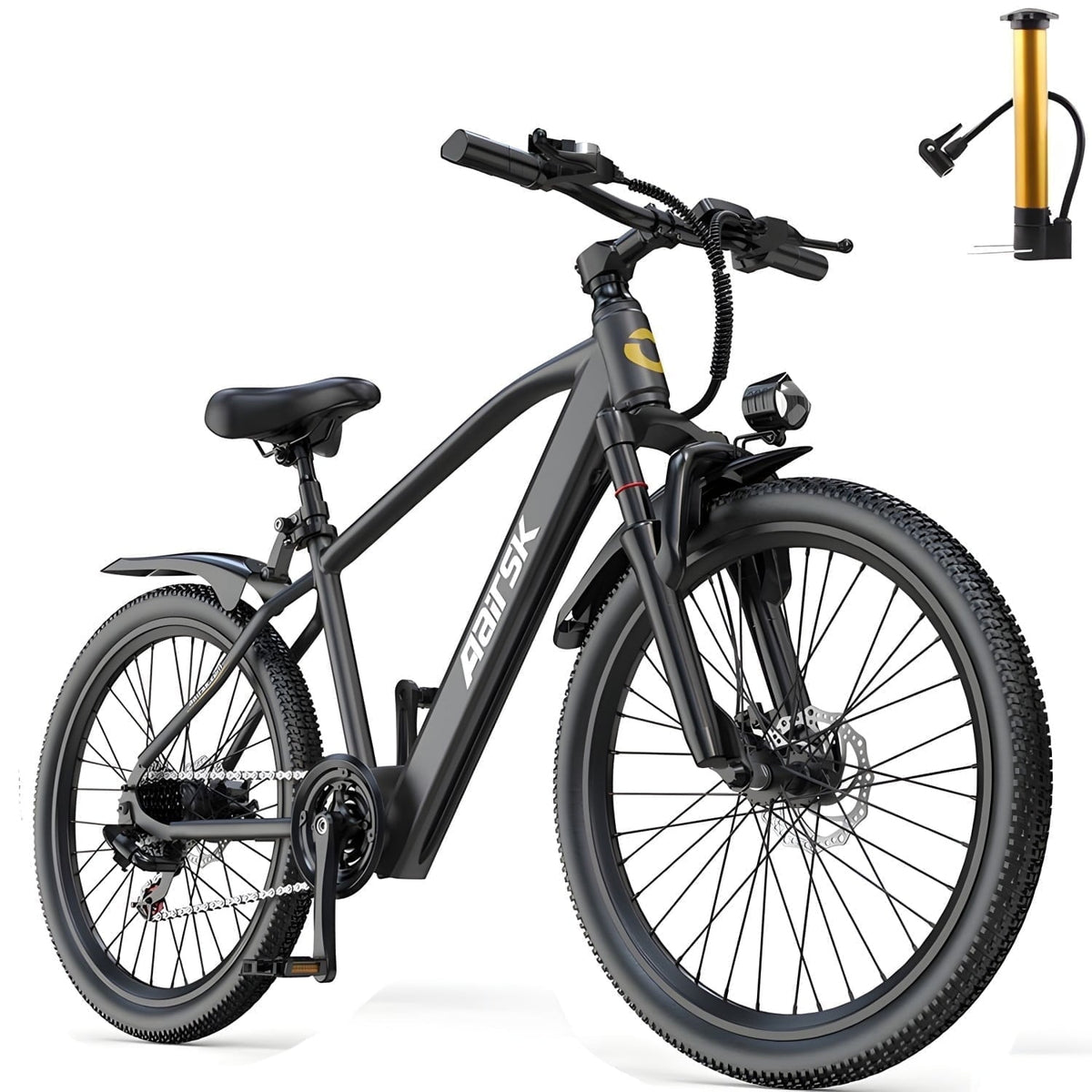 Unibike 26Electric Bike for Adults, Top Speed 22 MPH, 400W Ebike for Teens, 36V 10AH Lithium Battery, Mountain E Bike, Blue