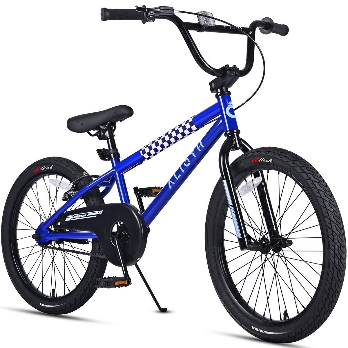 Vollsch BMX Style Kids Bike for 2-8 Years Old Boys Girls 16 Inches Toddlers Bicycle with Coaster Brake Training Wheels, Black