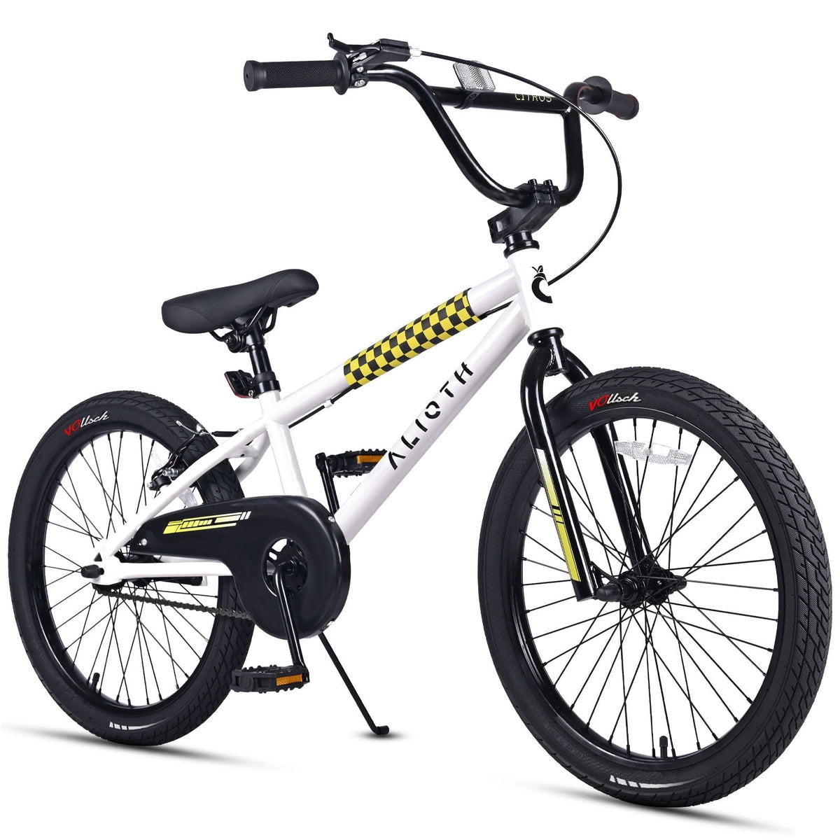 Vollsch BMX Style Kids Bike for 2-8 Years Old Boys Girls 16 Inches Toddlers Bicycle with Coaster Brake Training Wheels, Black
