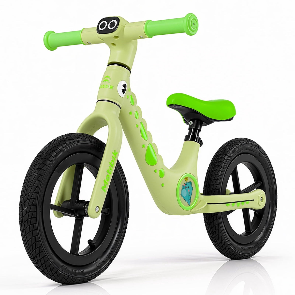 WLRETMCI 12 Kids Balance Bike, Glass Fiber Lightweight Toddler Bicycle for 2-5 Years Boys Girls, Pink