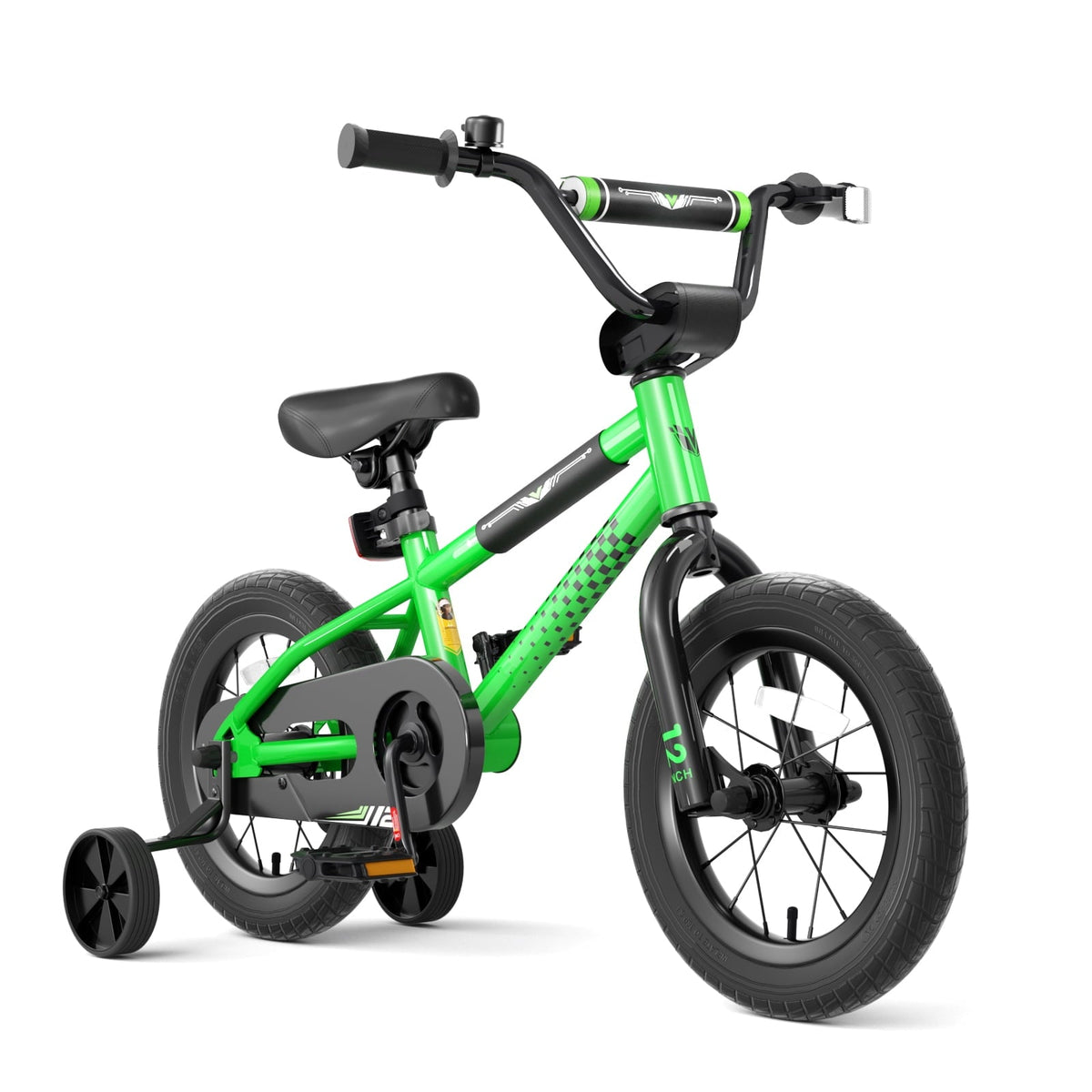 XJD BMX Style Kids Bike for 2-8 Years Old Boys Girls Toddlers 12 14 16 Inches Bicycle with Training Wheels Coaster Brake
