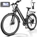 ZNH 26Low Step Commuter Electric Bike for Adults|750W Powerful Motor Adult Electric Bicycles Max 20mph|48V 13Ah Removable Battery Women City Ebike|UL2849|Black