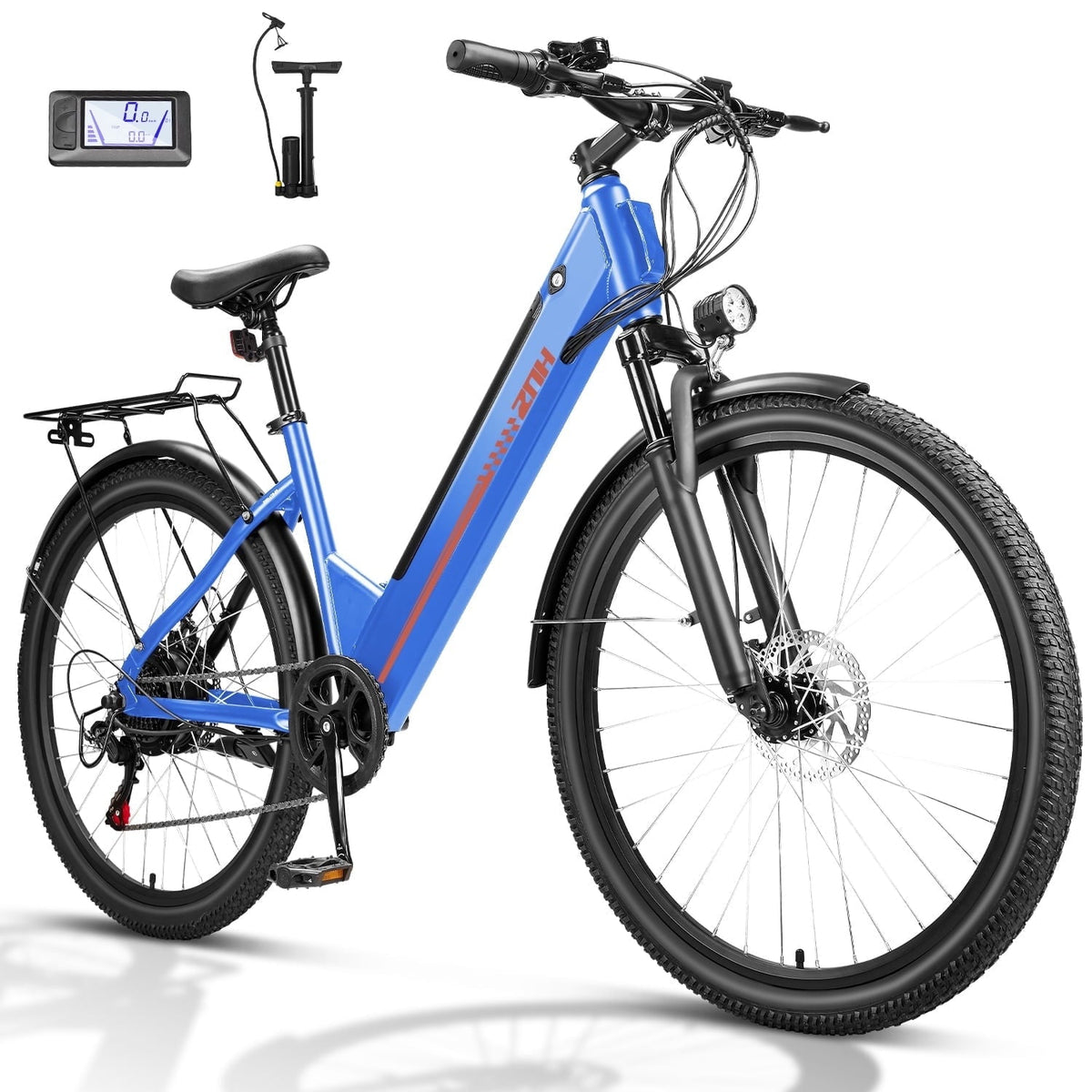 ZNH 26Low Step Commuter Electric Bike for Adults|750W Powerful Motor Adult Electric Bicycles Max 20mph|48V 13Ah Removable Battery Women City Ebike|UL2849|Black