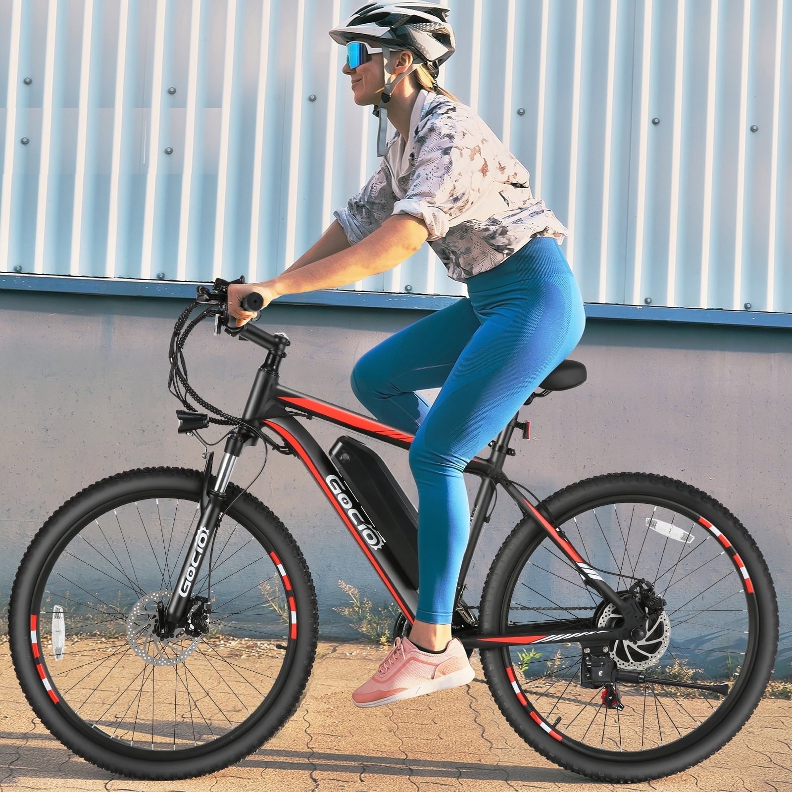 Gocio UL2849 Certified 26 Electric Bike for Adults, 750W Peak Motor, 48V 7.8Ah Battery, 20MPH Max Speed, Off-Road Mountain E-bike