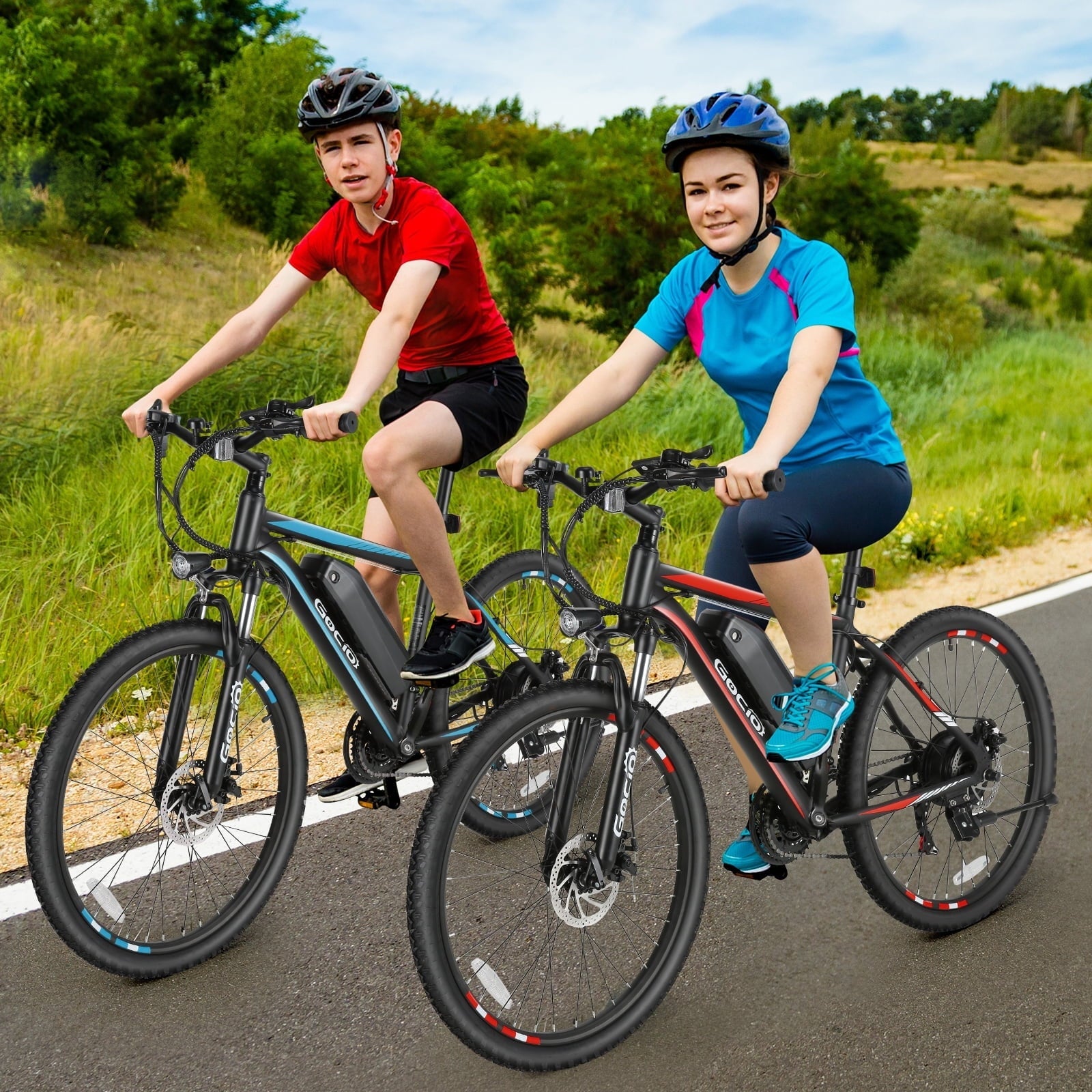 Gocio UL2849 Certified 26 Electric Bike for Adults, 750W Peak Motor, 48V 7.8Ah Battery, 20MPH Max Speed, Off-Road Mountain E-bike