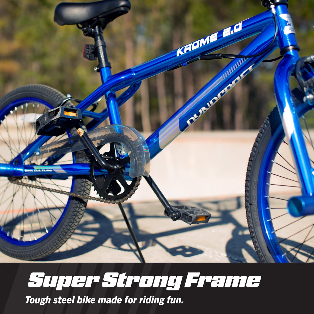 Dynacraft Krome Boys 20 BMX Bike, Ages 7-14, Blue