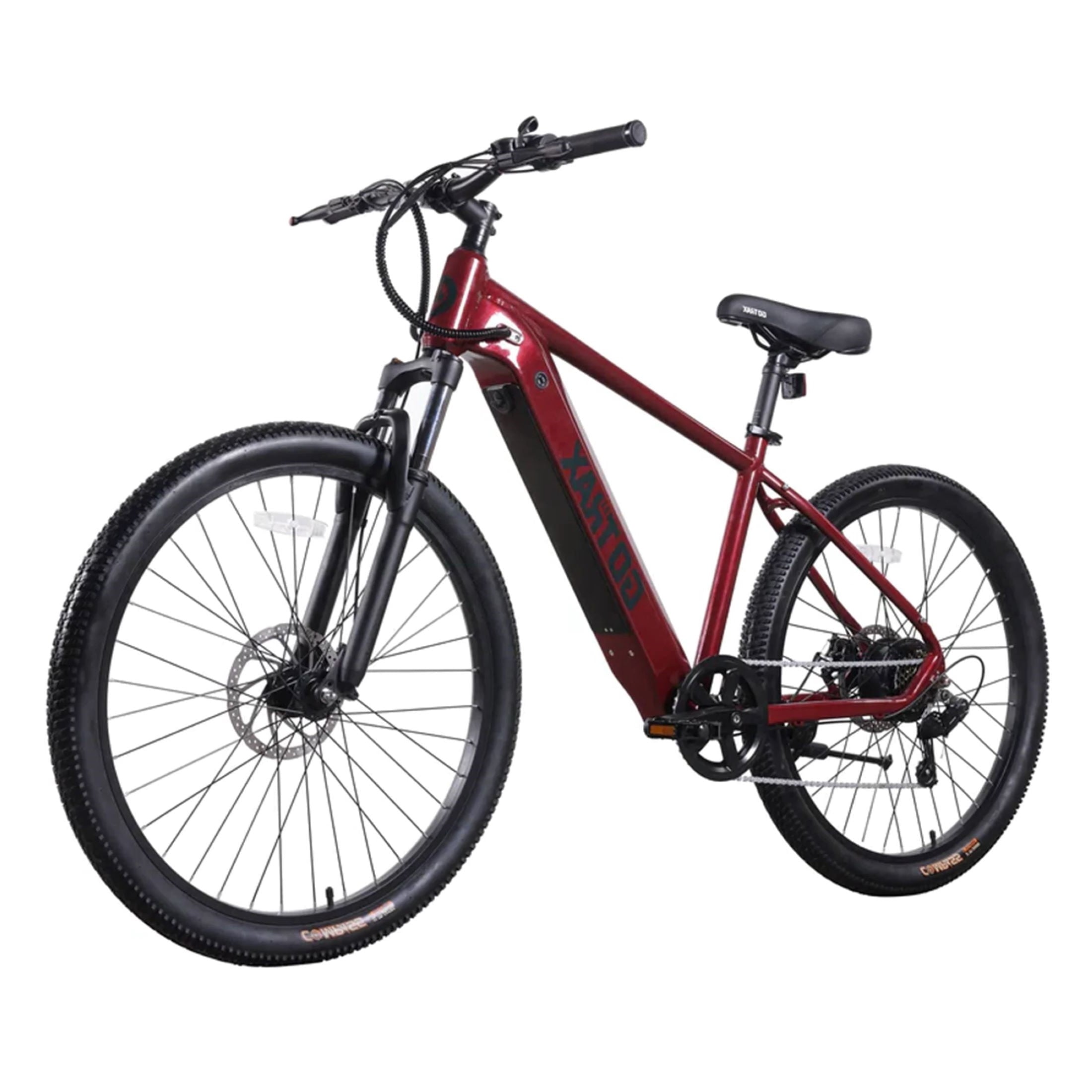 GOTRAX Approach 27.5 Step Over Electric Mountain Adult Bike with 350W Motor 20 MPH Up to 264lb, Black