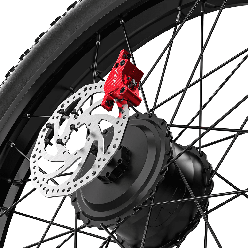 26 Fat Tire Electric Bike 6000W 52V 32Ah Electric Biycles 7Speed Hydraulic Brake