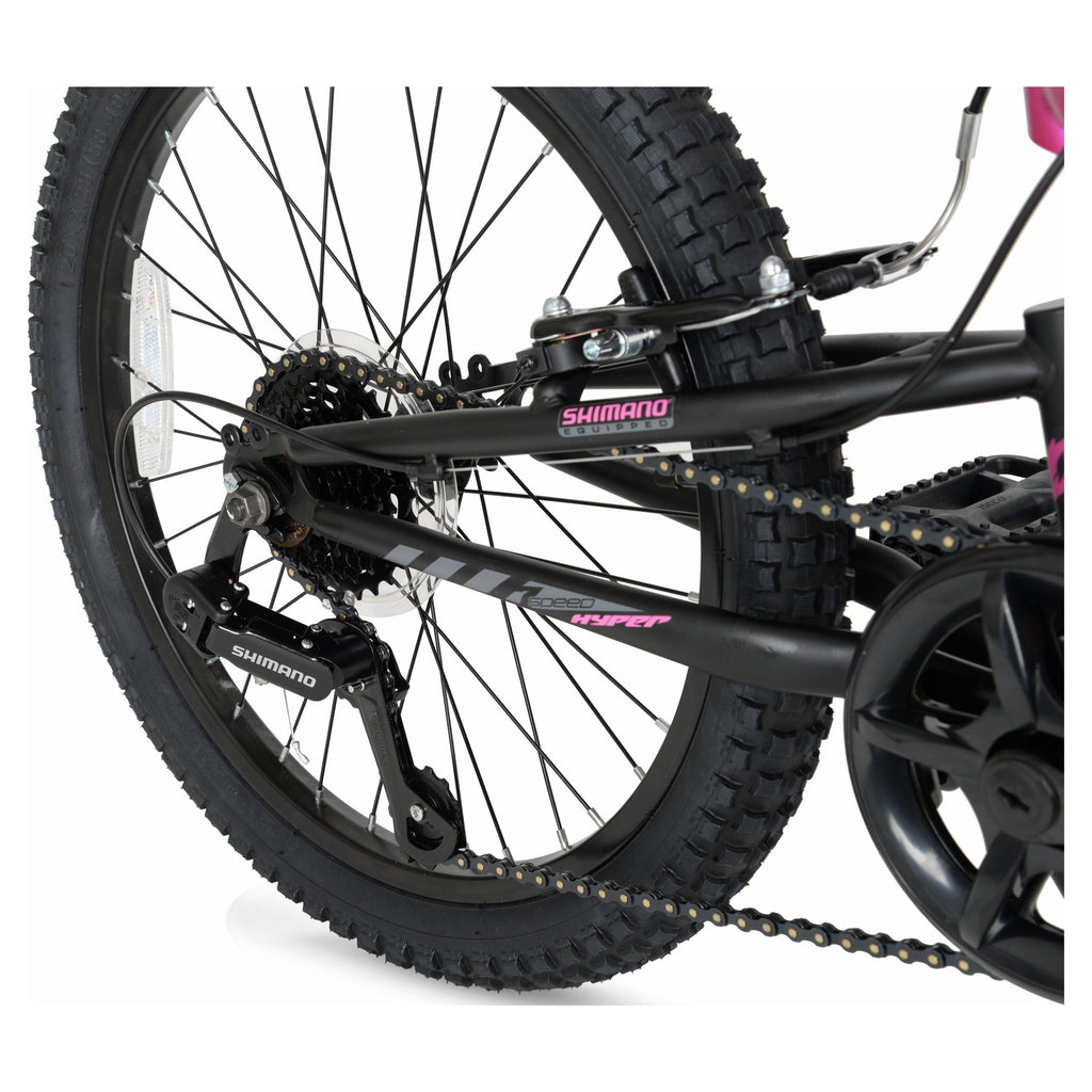 Hyper Bicycles 20 Girl's Swift Mountain Bike. Children Ages 8-13, Magenta