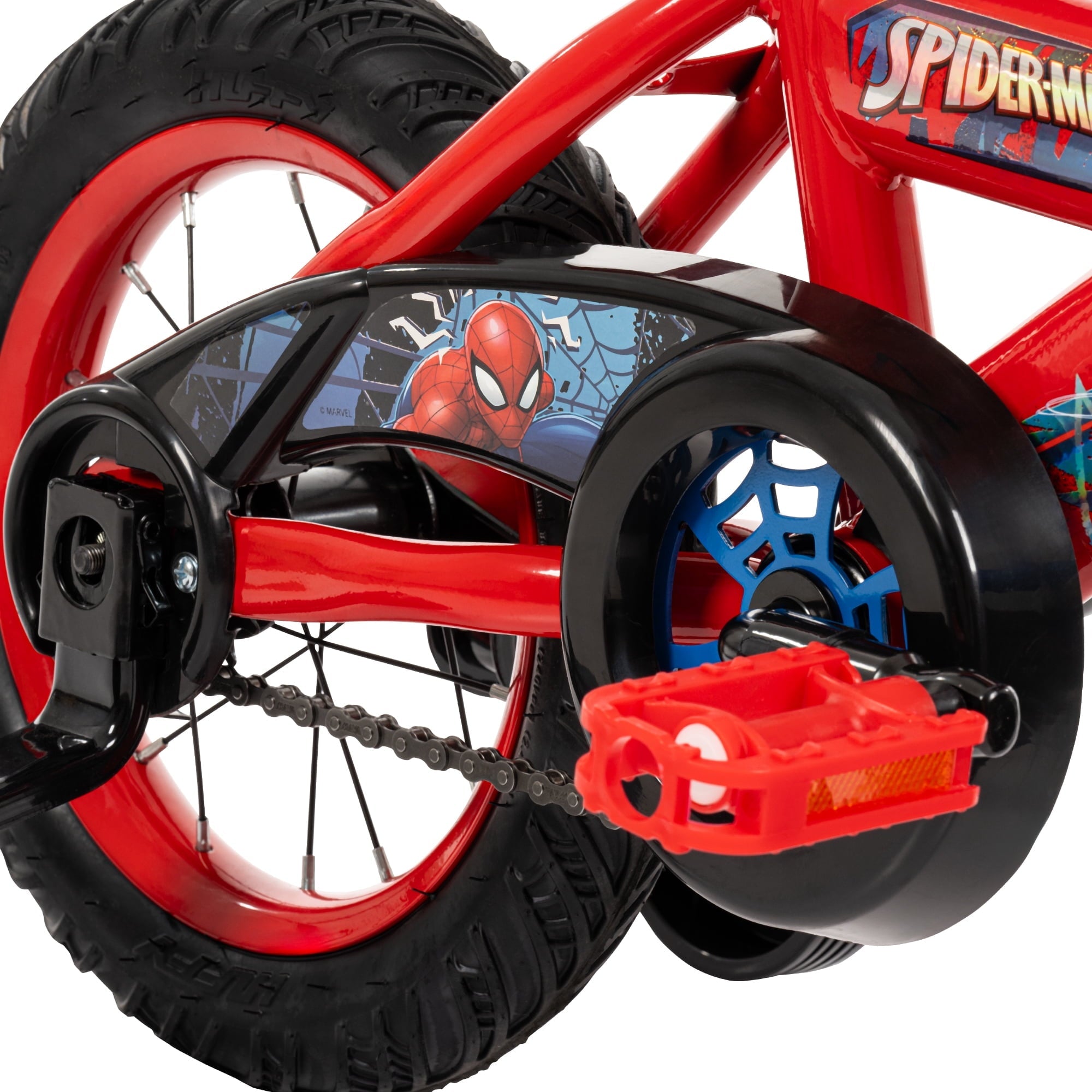 Huffy 12 Marvel Spider-Man Kids' Bike, Fits Riders 37 - 42, Red, Youth, Boy's