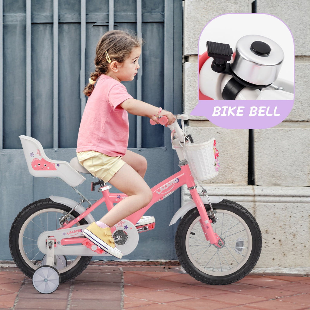 Ktaxon Kids Bike for Ages 2-5 Years Old, 12 Inches Kid's Bikes with Training Wheels, Children Bicycle for Boys Girls, Easy to Assemble, Learning to Ride, Blue