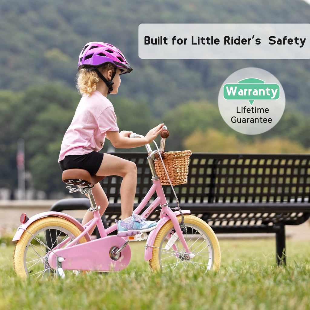 Glerc Little Molly 20 inch Kids Girls Bike for 7-13 Years Old Child,gifts,Blue