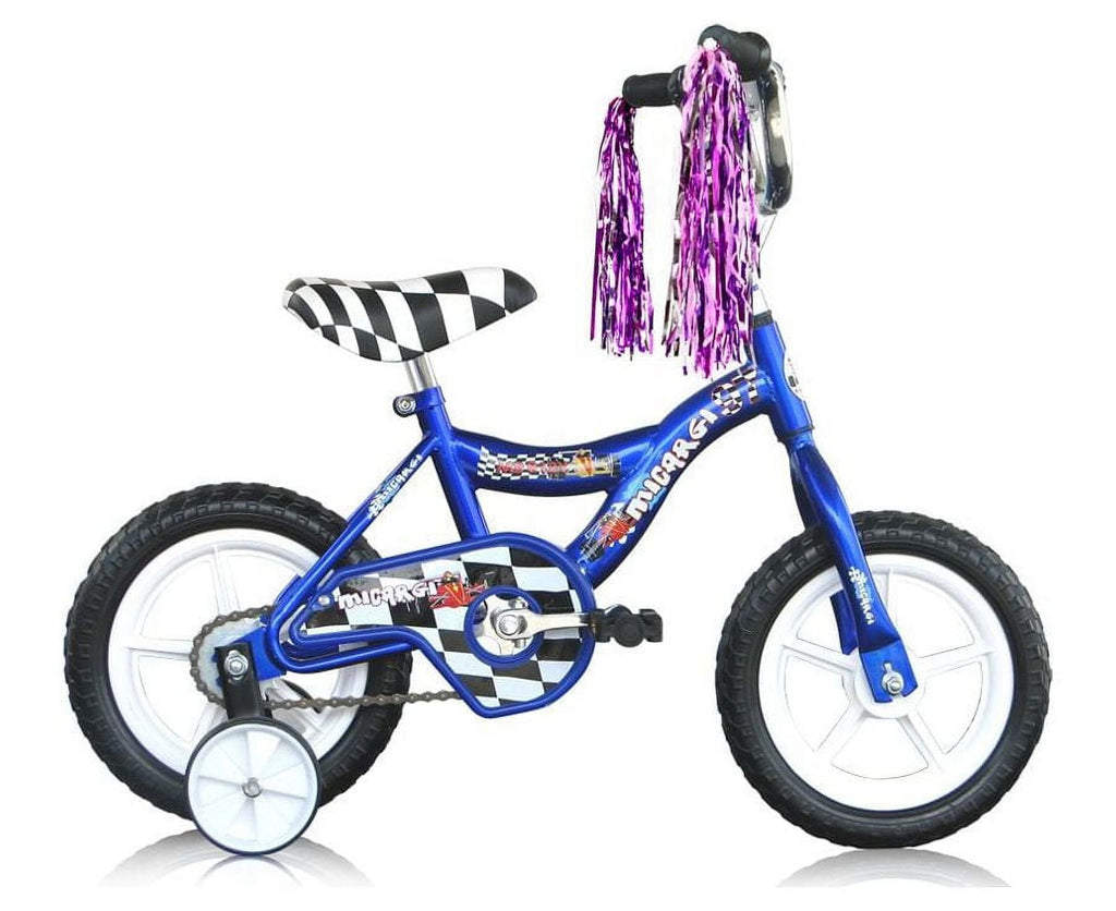 USToyOutlet 12 Kid's Beginner Bicycle for 2-4 Years Old Boys' and Girls' Bike Foam Tire for Indoor Use No Brake - Pink