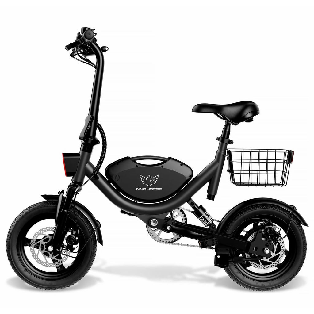 WINDHORSE W3 Foldable Electric Bike Lightweight Powerful Commuter with 715W Peak Motor 40-Mile Range 18 MPH Speed