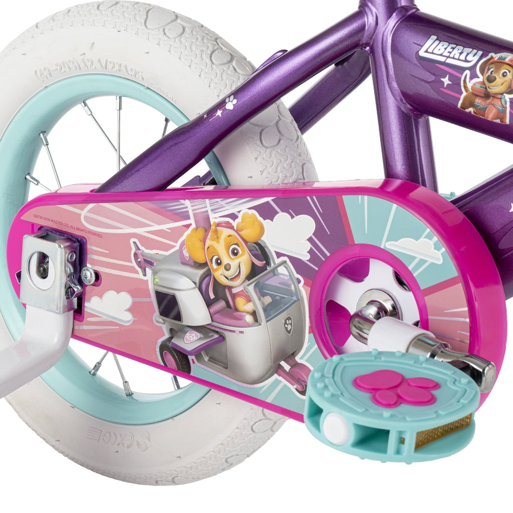 Huffy 12 Paw Patrol Kids' Bike, Fits Riders 37 - 42, Pink, Youth, Girl's