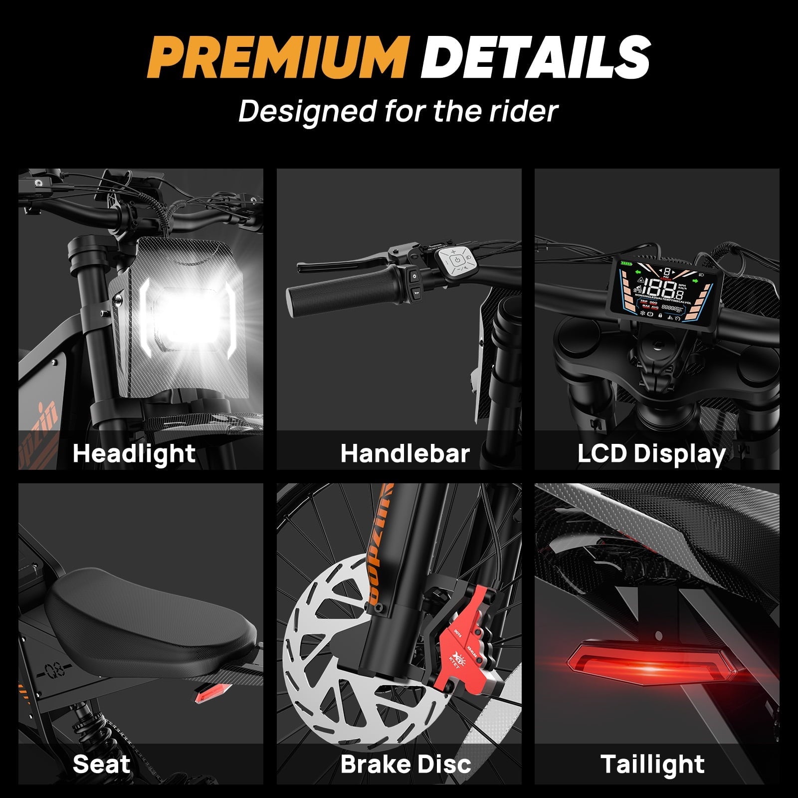 Electric Dirt Bike for Adults/Teens,Peak 2600W,Anti Theft Alarm Electric Motorcycle,60V 23AH,Max 100 Miles Removabale Battery,14/12 Tire Mountain Bike UL2849