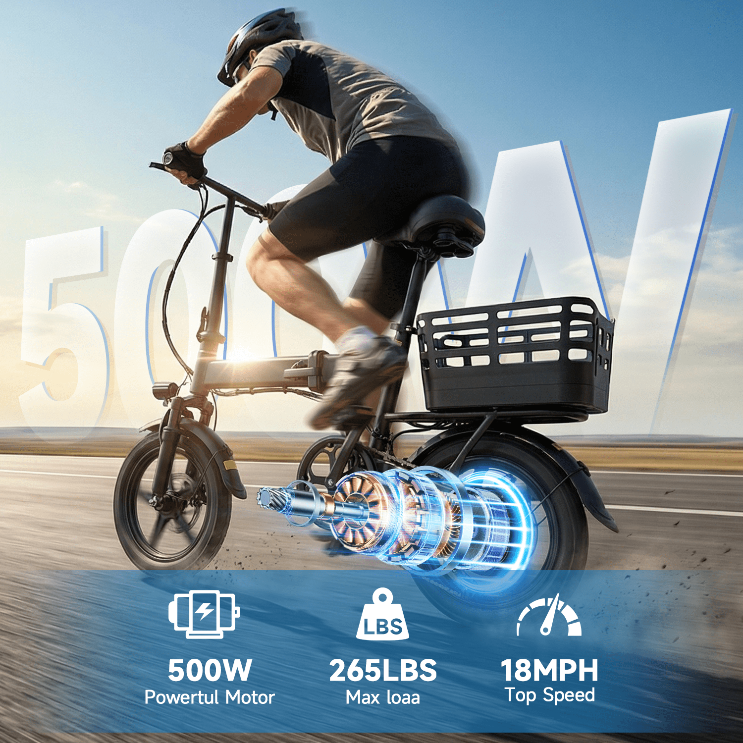 XKJ Electric Bike for Adults, 26”Electric Mountain Bike 576Wh Internal Battery & LCD Display,750W (Peak) Motor,7-Speed, Lightweight Ebike for Teens,40 Miles, Full Suspension,UL2849