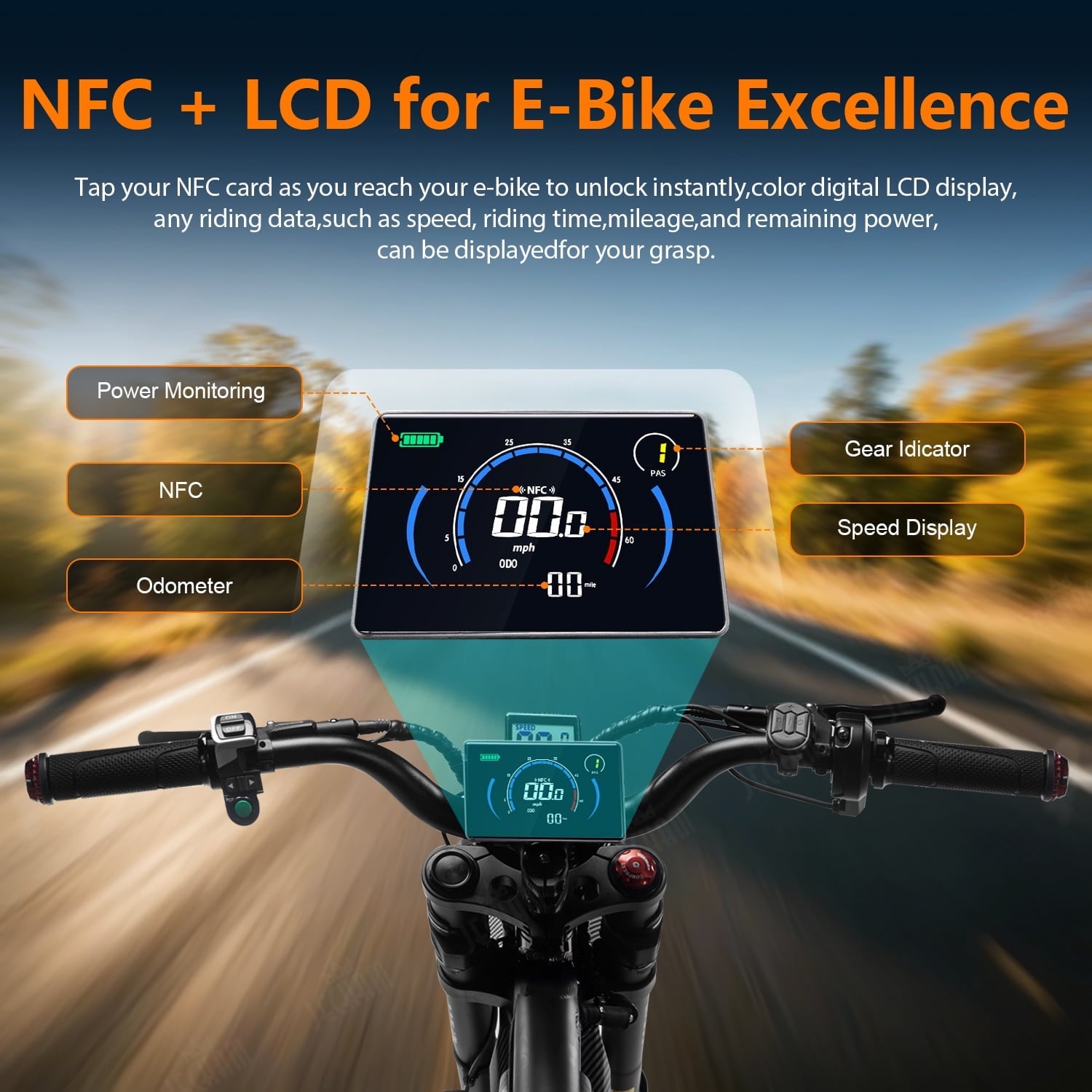 JECHAM QF200 PRO Electric Dirt Bike, 3000W, 60V 32Ah, 60-90 Miles Range, 47+ MPH, 19 Puncture-Resistant Tires, Full Suspension, Hydraulic Brakes, NFC Anti-Theft, UL2849