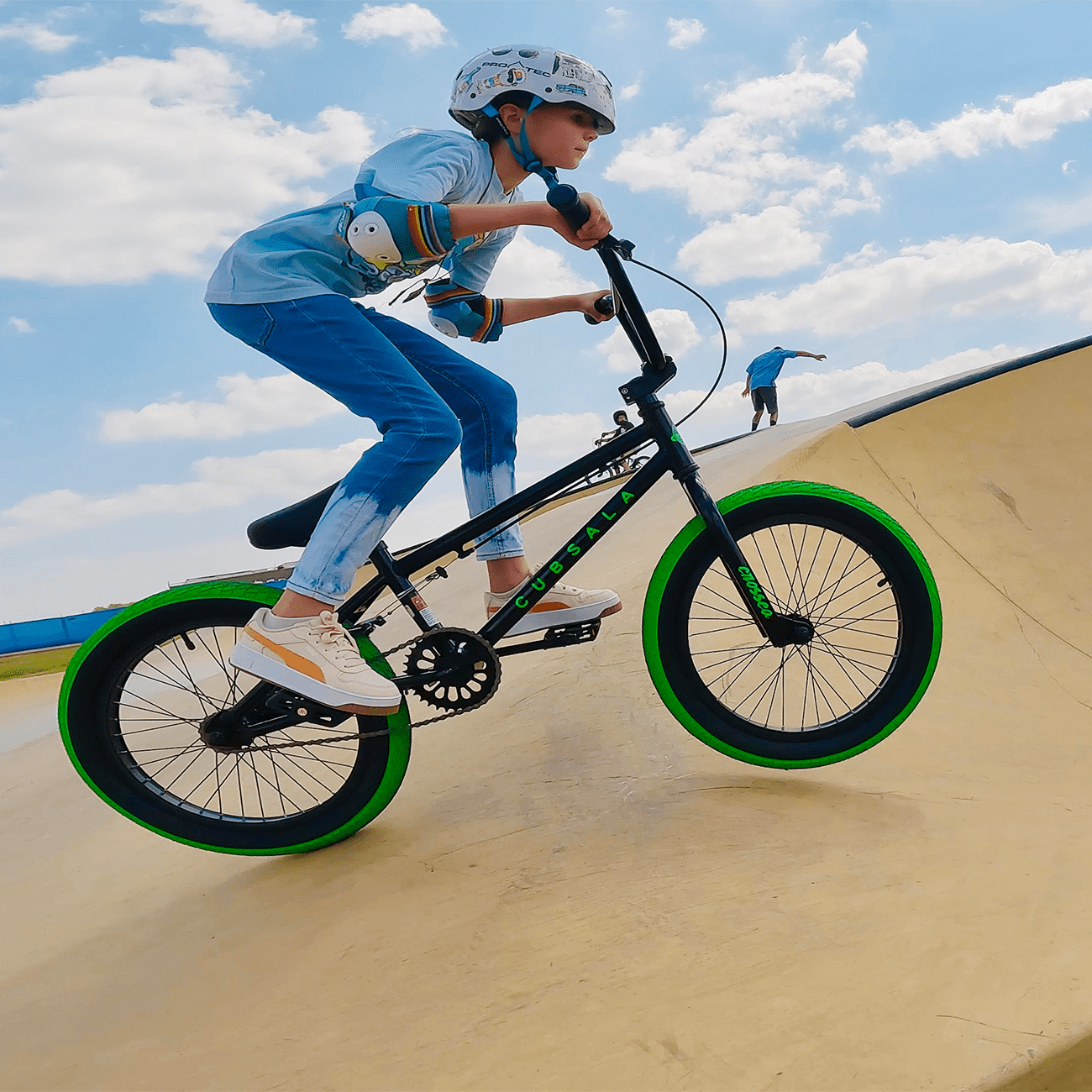 cubsala 18 in Freestyle BMX Kids Bike for Age 5-8 Years Old Boys Girls,Blue