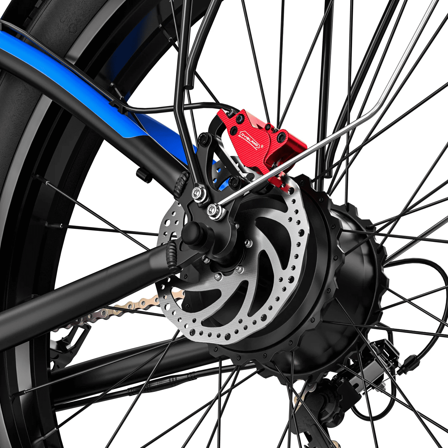 26 Fat Tire Electric Bike 6000W 52V 32Ah Electric Biycles 7Speed Hydraulic Brake