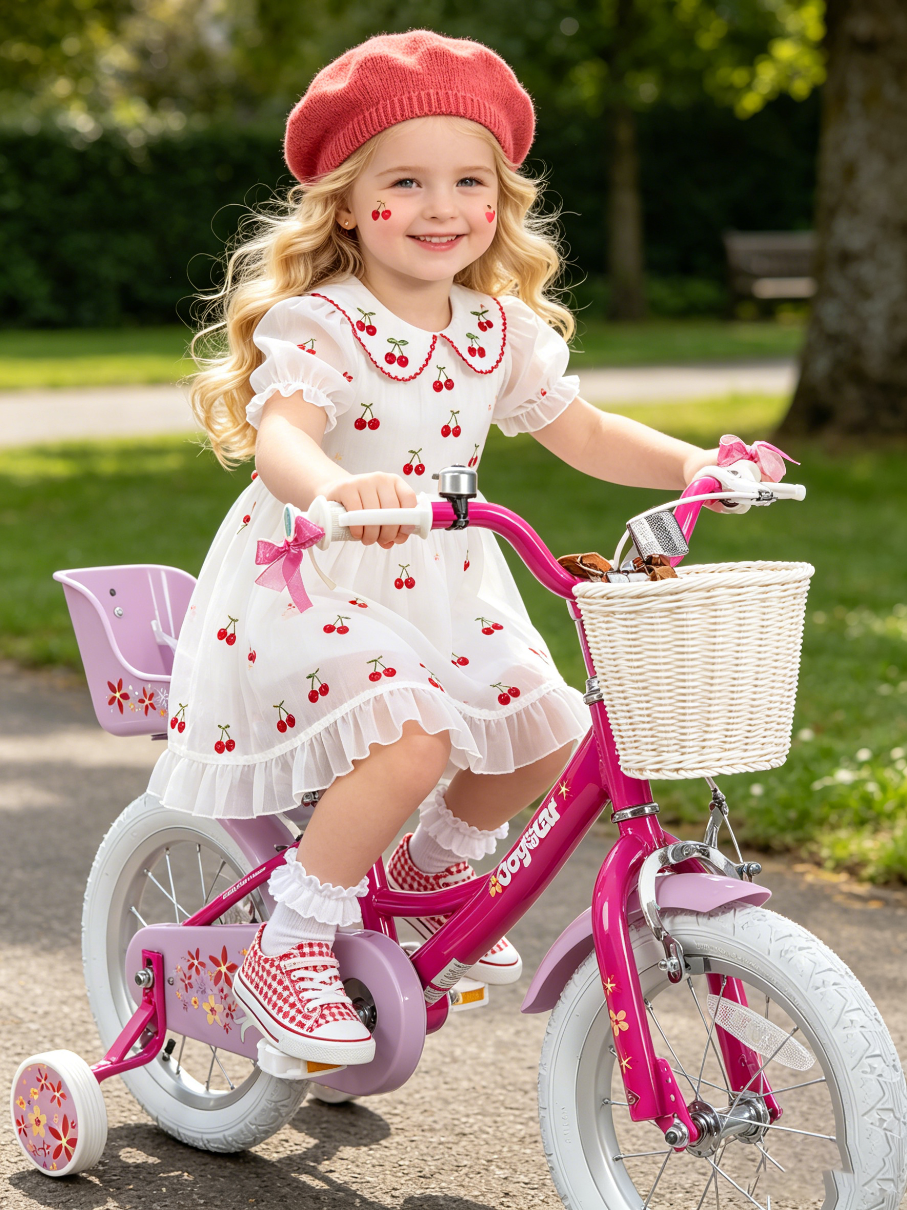 Joystar Unicorn 12inch Girls' Bike, Mint Purple