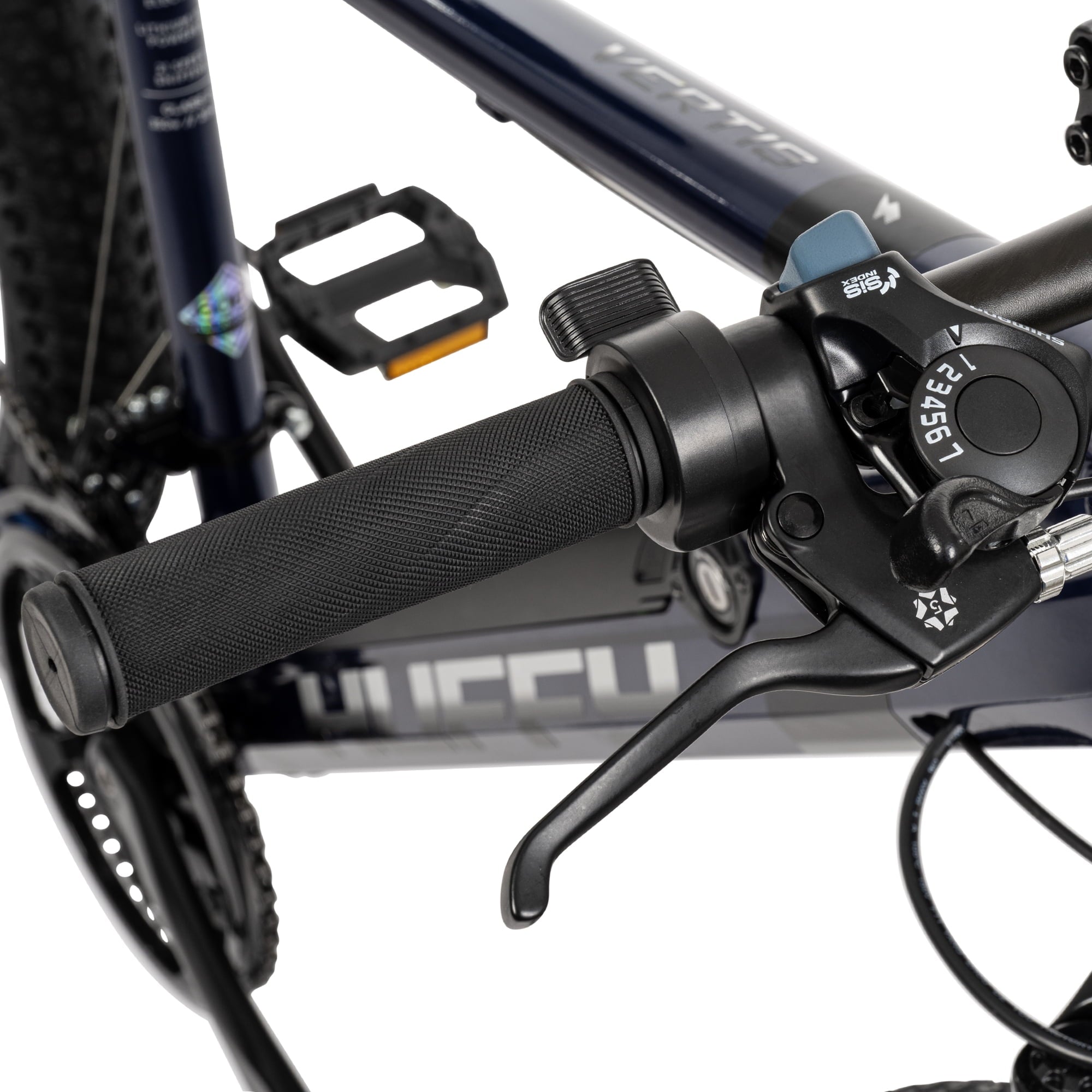 Huffy 27.5 Vertis 36V Electric Mountain Bike, Fits Riders 60+, Gray, Adult, Unisex