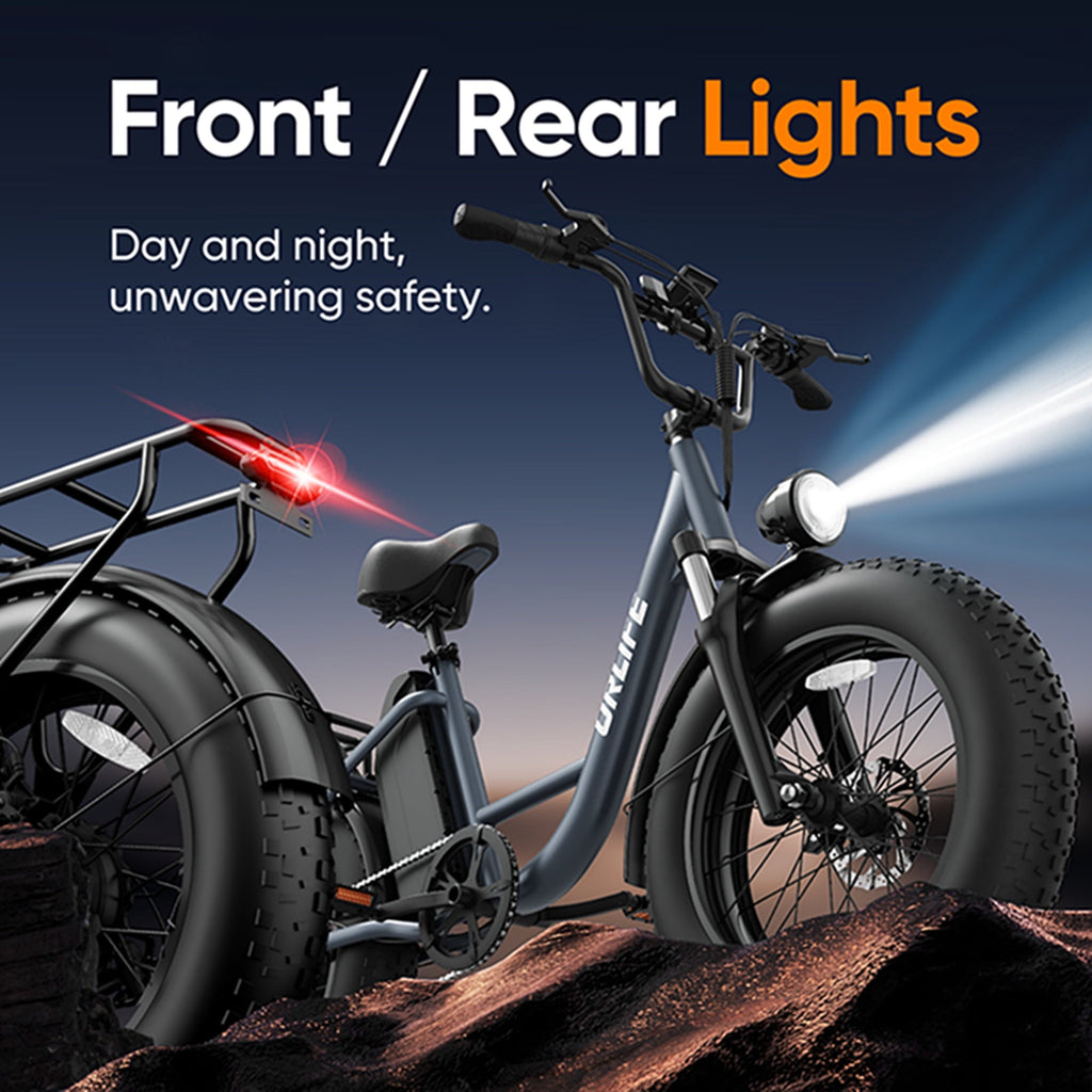 URLIFE 20*4.0 Fat Tire Ebike for Adults,1500W Peak Motor, 749Wh Removable Battery, 28MPH 80Miles-Range Electric Bicycle,Full Suspension Shimano 7-Speed Mountain Bike,UL2849-Black