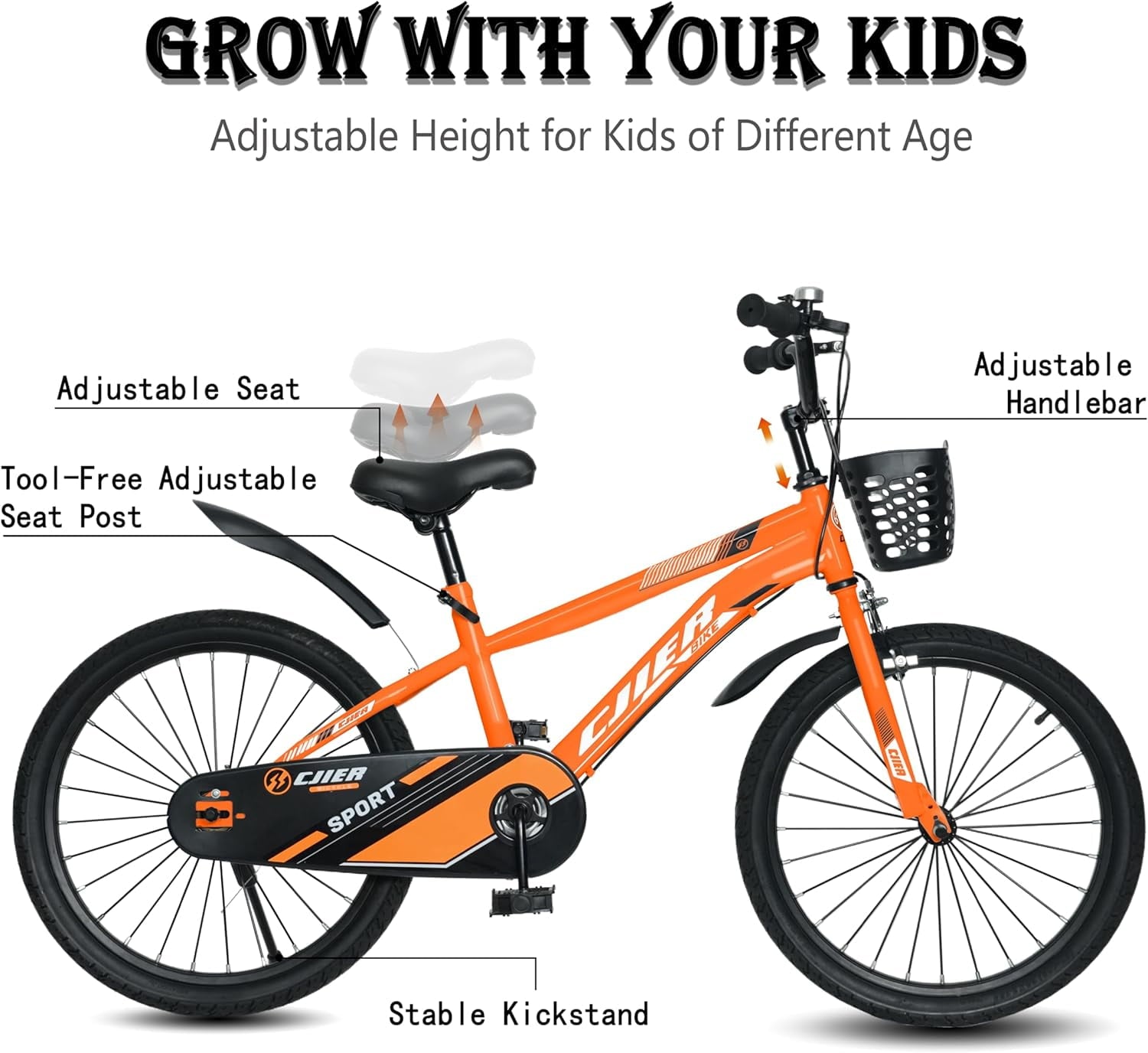 14 Kids Bikes for Girls and Boys, DEYGIA Kids' Bicycles with Training Wheels, Ages 3-5 Years