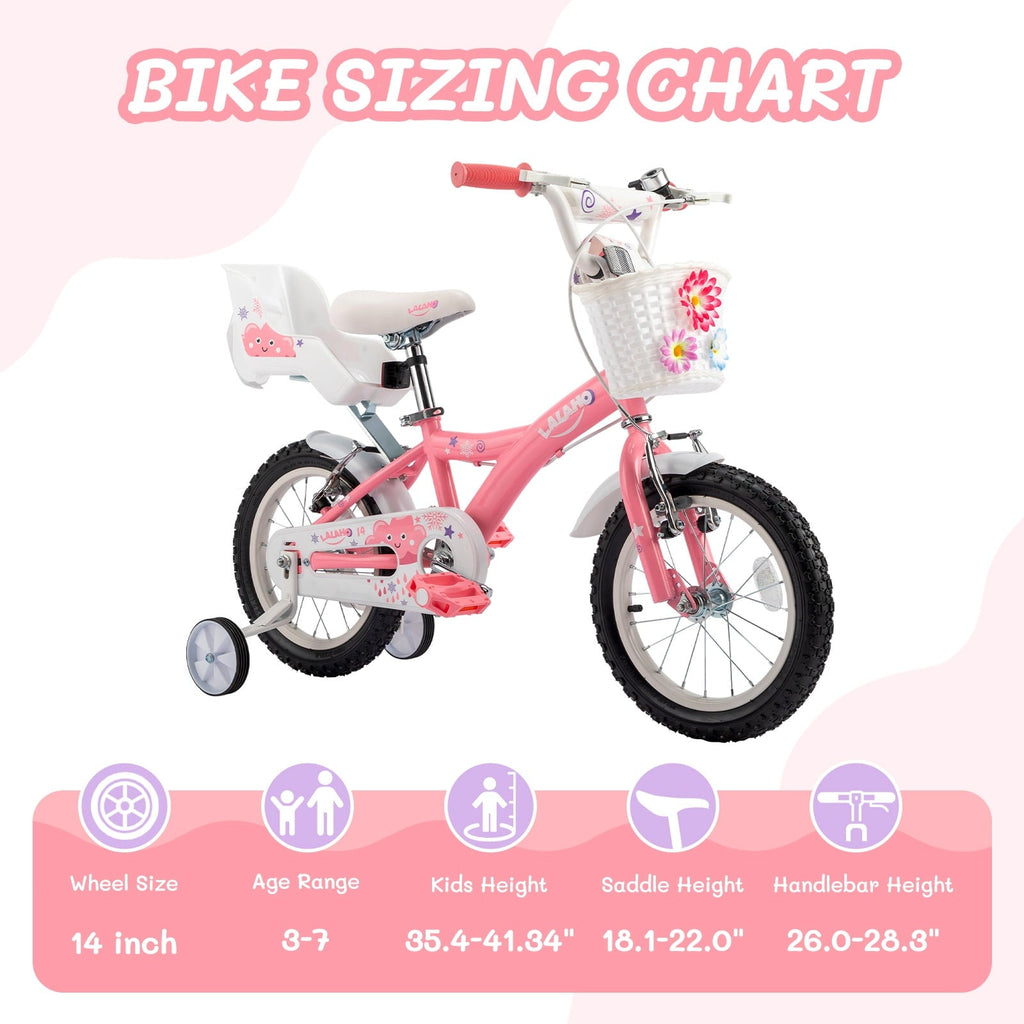 Ktaxon Kids Bike for Ages 2-5 Years Old, 12 Inches Kid's Bikes with Training Wheels, Children Bicycle for Boys Girls, Easy to Assemble, Learning to Ride, Blue