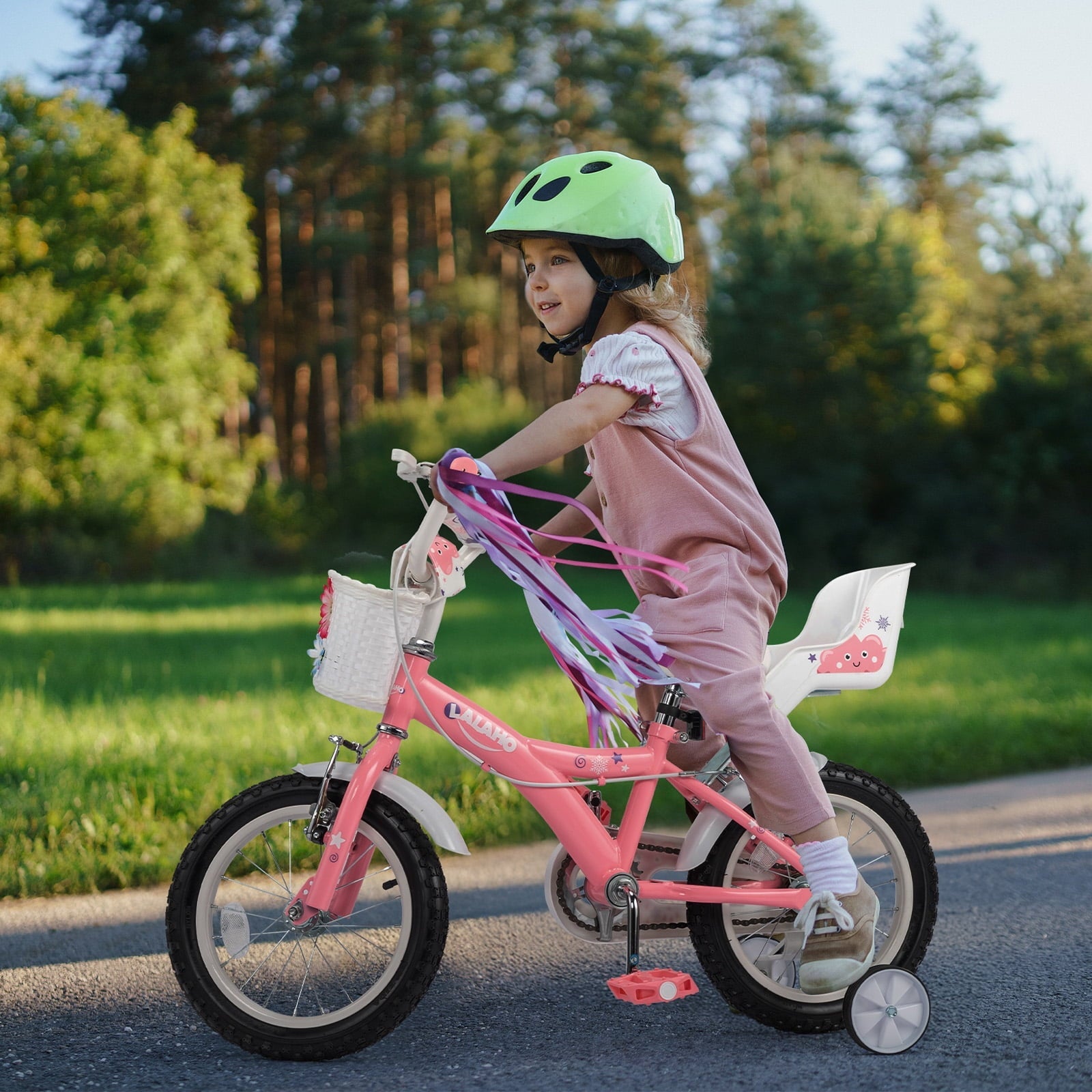 Ktaxon Kids Bike for Ages 2-5 Years Old, 12 Inches Kid's Bikes with Training Wheels, Children Bicycle for Boys Girls, Easy to Assemble, Learning to Ride, Blue