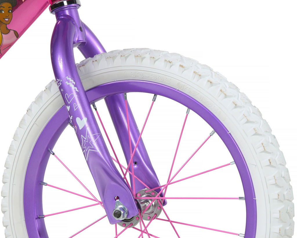 Dynacraft Barbie Girls 16 BMX Bike, For Ages 5-7 Years, Pink