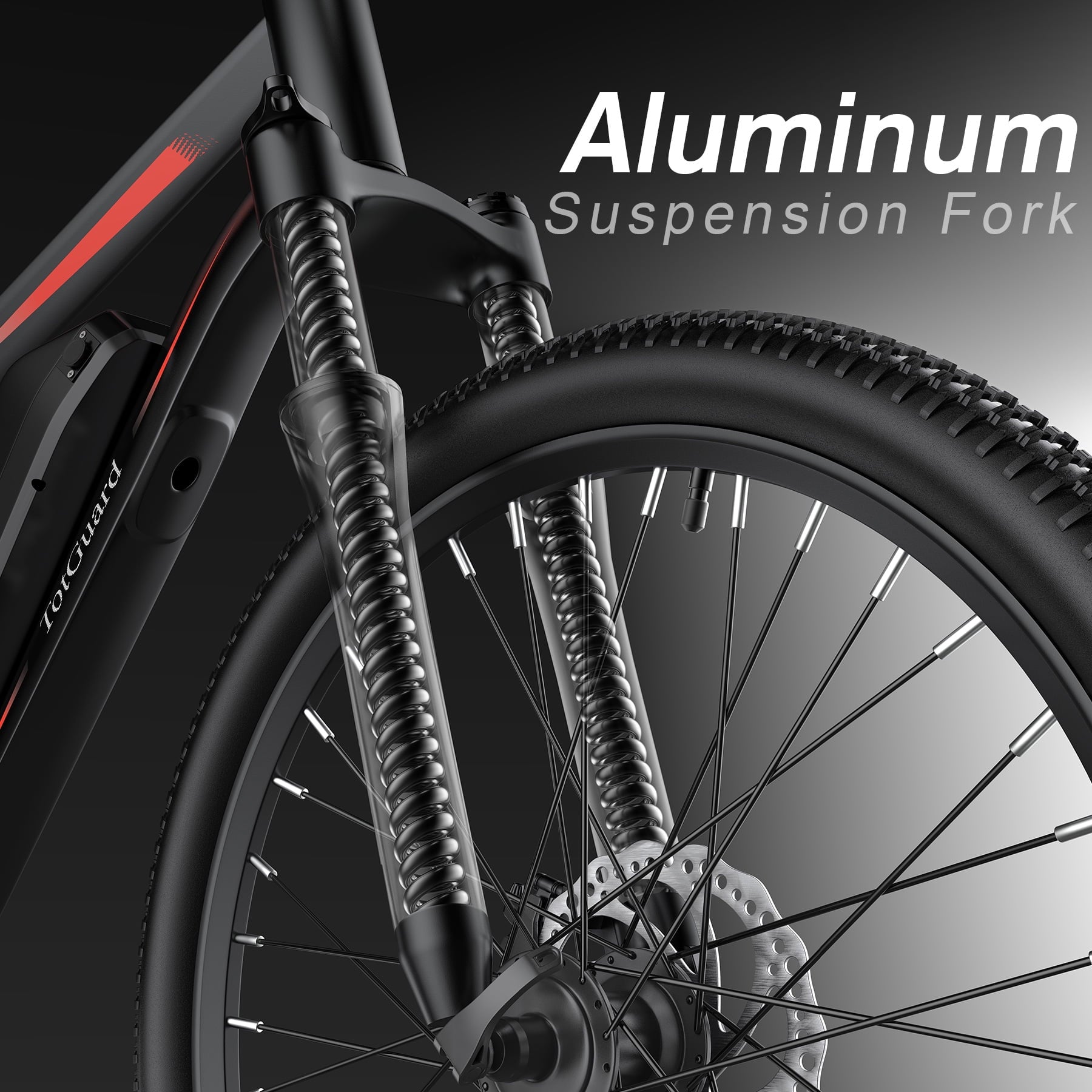TotGuard Electric Bike for Adults 27.5 E-Bike with 500W Motor, Electric Mountain Bike with 48V 10Ah Battery, Lockable Suspension Fork, Shimano 21 Speed Gears UL2849