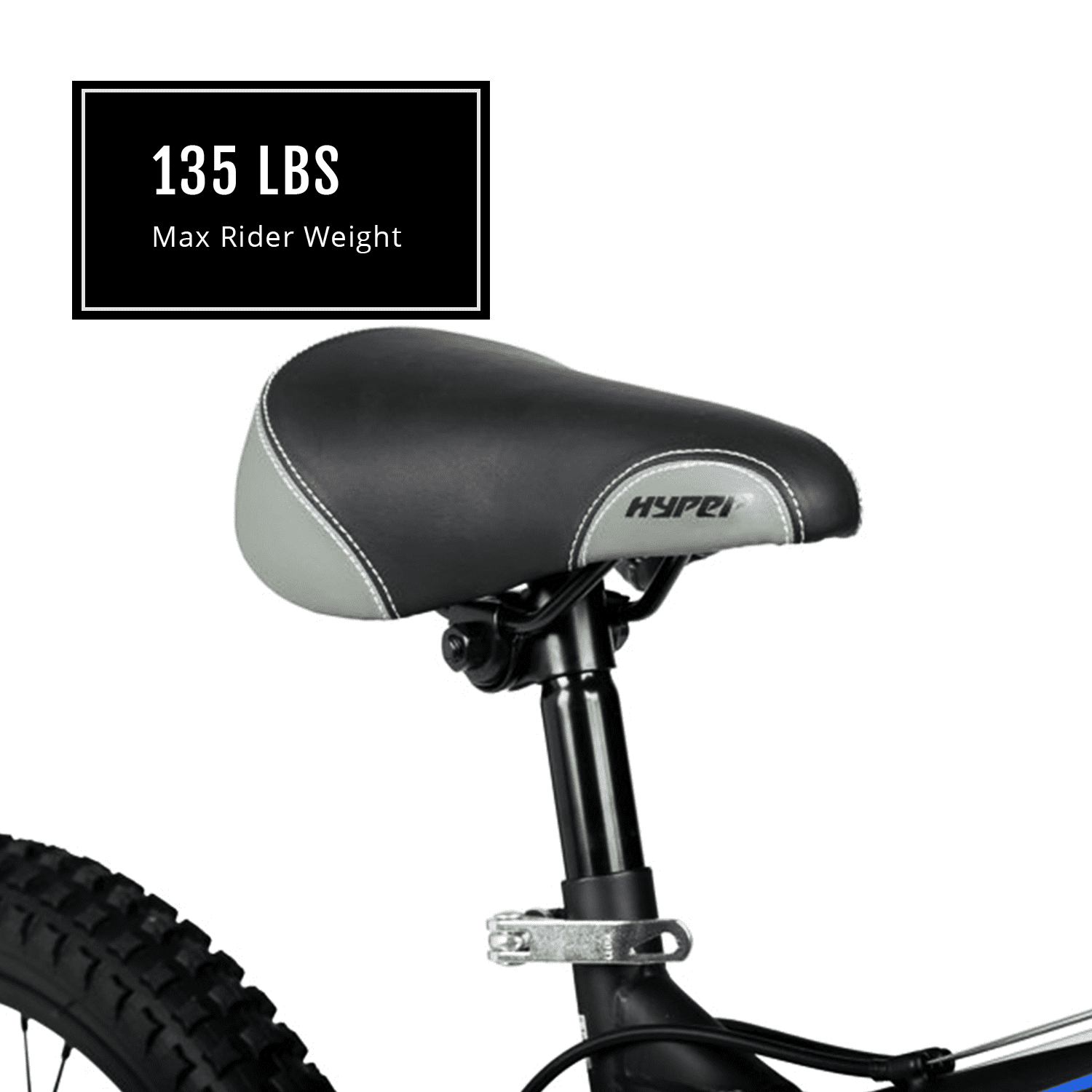 Hyper Bicycles Shocker Mountain Bike, 20 Wheels, Kids Age Group 8-13 Years, Black, Child