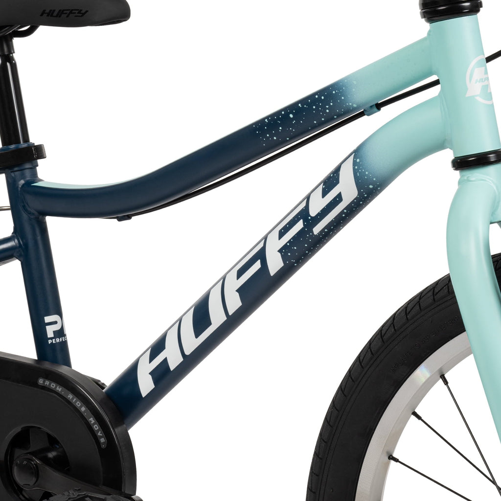 Huffy 20-Inch GRM Kids' Bike, Perfect Fit Frame for a Natural Riding Position, Dual Braking System for Confident Control, Full Chainguard for Safety, Fits Riders 45–52 Tall, Blue