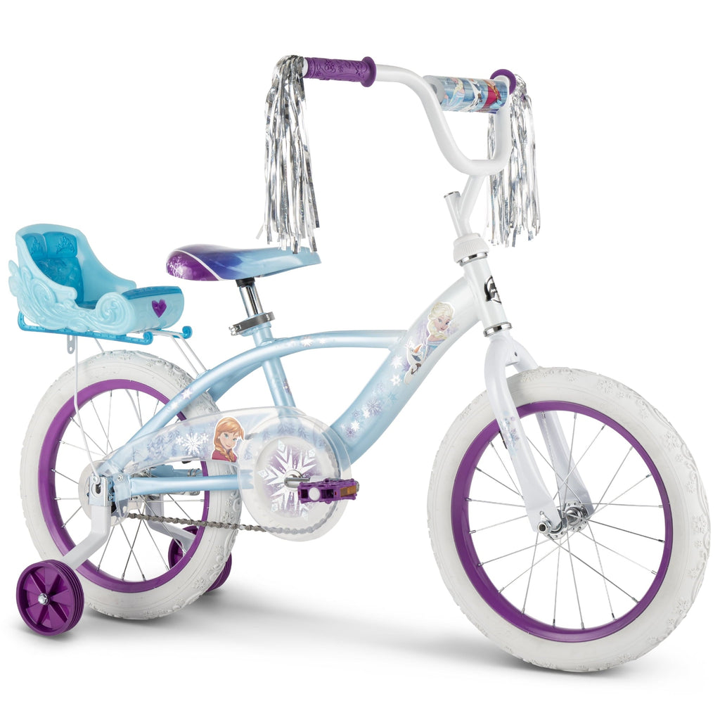Huffy 16 Disney Frozen Kids' Bike, Fits Riders 42-48, Blue, Youth, Girl's