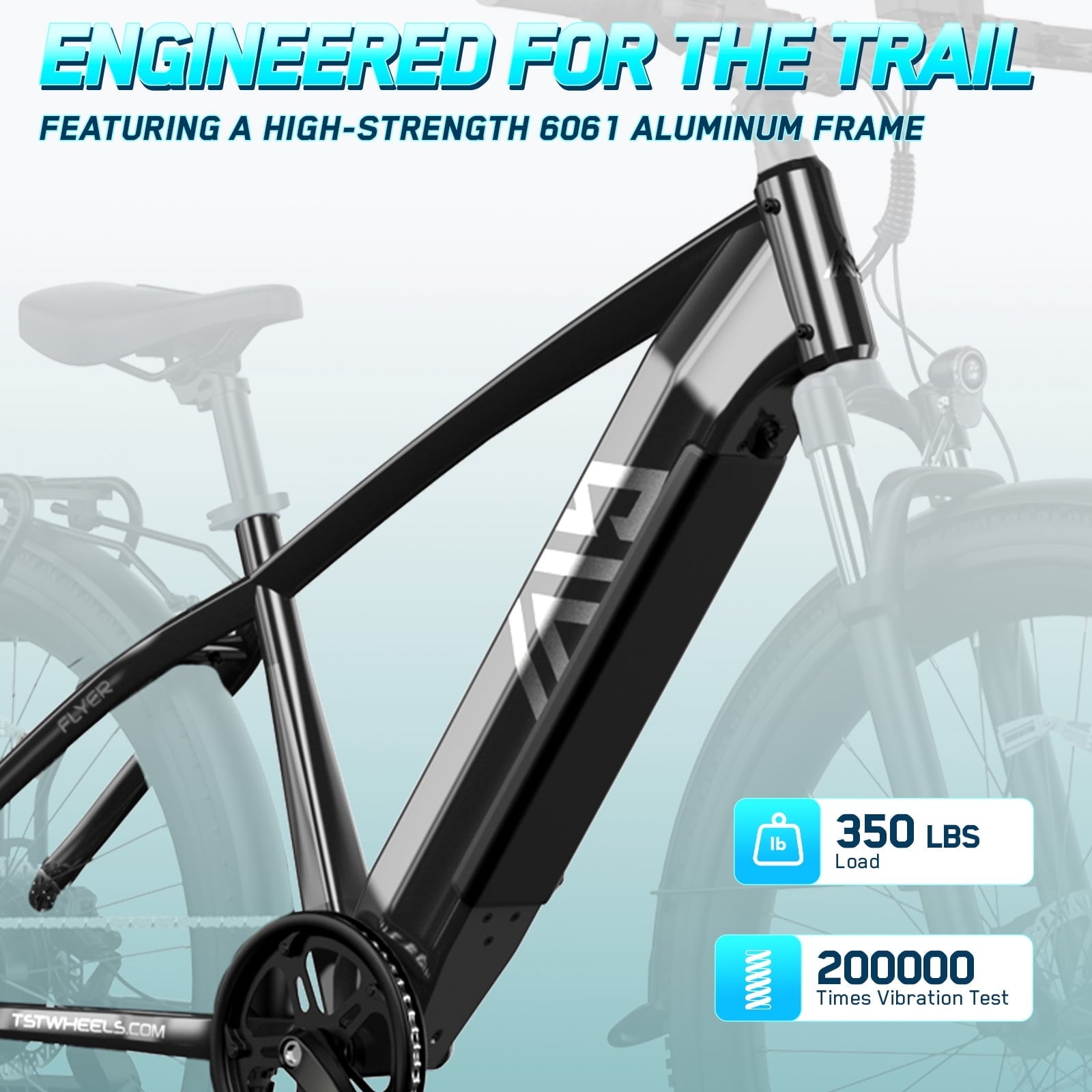 TST Electric Bike for Men, Peak 1000W E Mountain Bike, Electric Bicycle, 27.5 Tire EBike, Hydraulic Disc Brakes, 48V/15Ah Battery