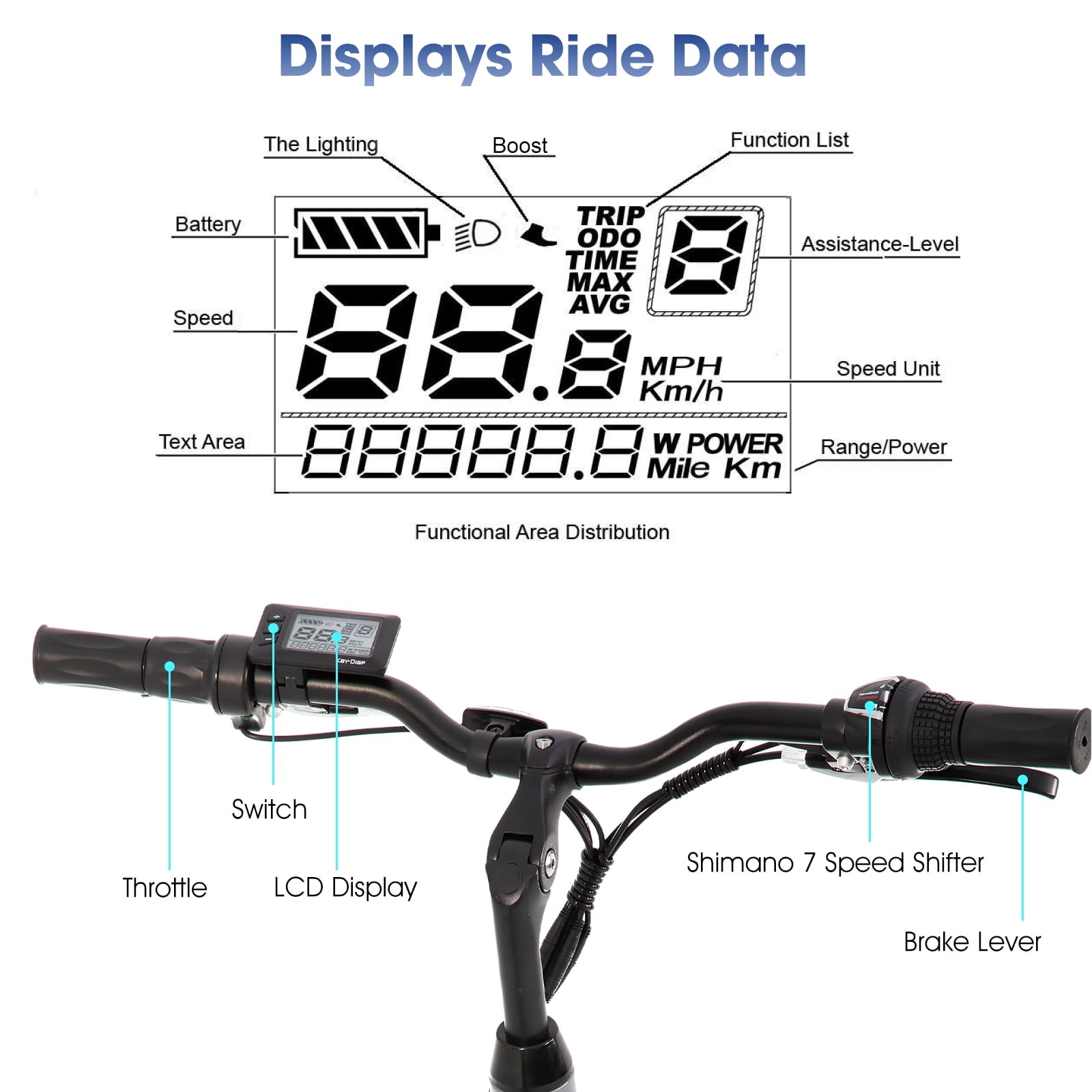 Hiland 350W Electric Bike for Men Women, 700C Step-Through Commuter Ebike, 36V Removable Battery UL2849, 7-Speed Electric Bicycle, 20mph, Khaki