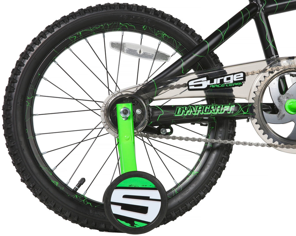 Dynacraft Surge Boys 18 BMX Bike, For Kids Age 6-9 Years, Green