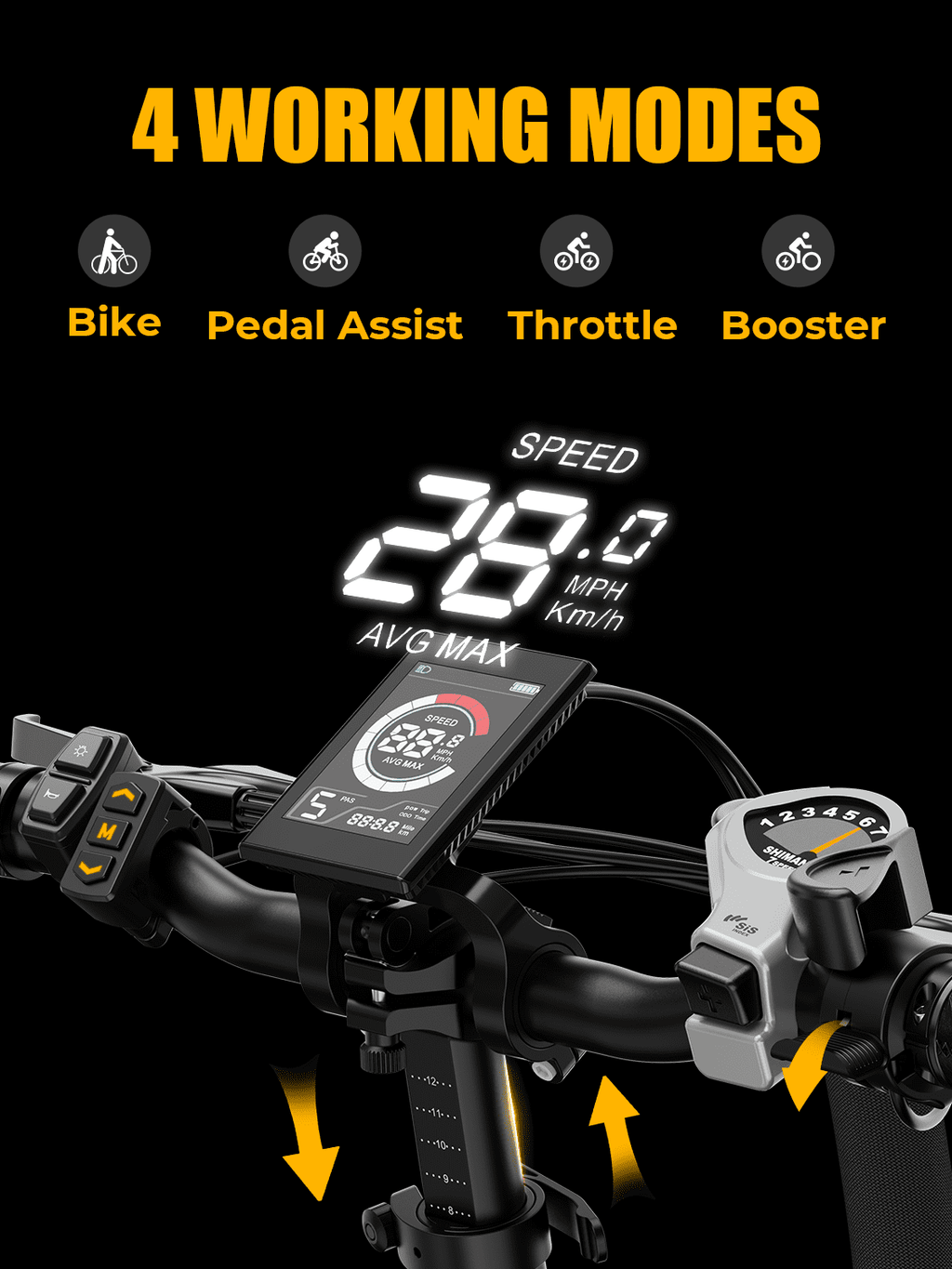 Heybike Ranger 2.0 Electric Bike for Adults, 1400W Peak Motor Foldable Ebike with 600Wh Removable Battery, 20 Fat Tire All-Terrain Electric Bicycle with Front Suspension, UL 2849